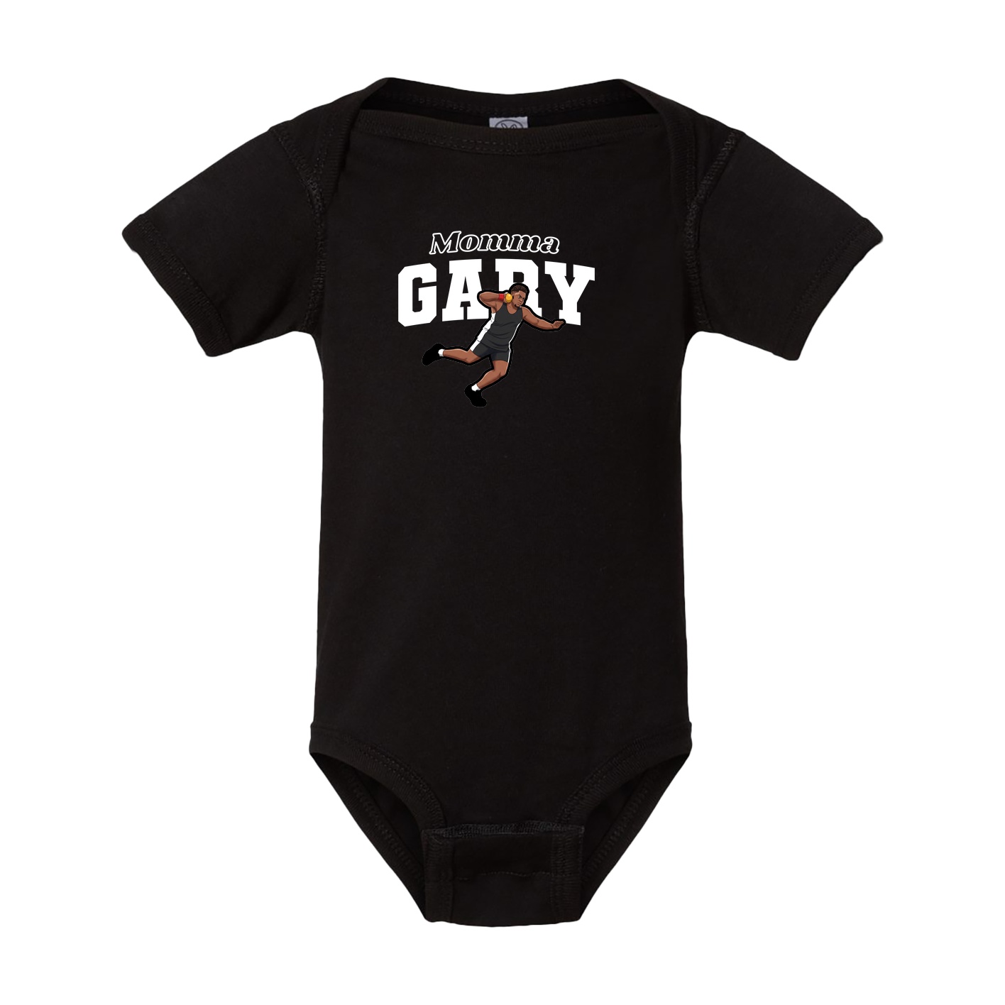 Baby Onesie — Mothers Day Block in Black