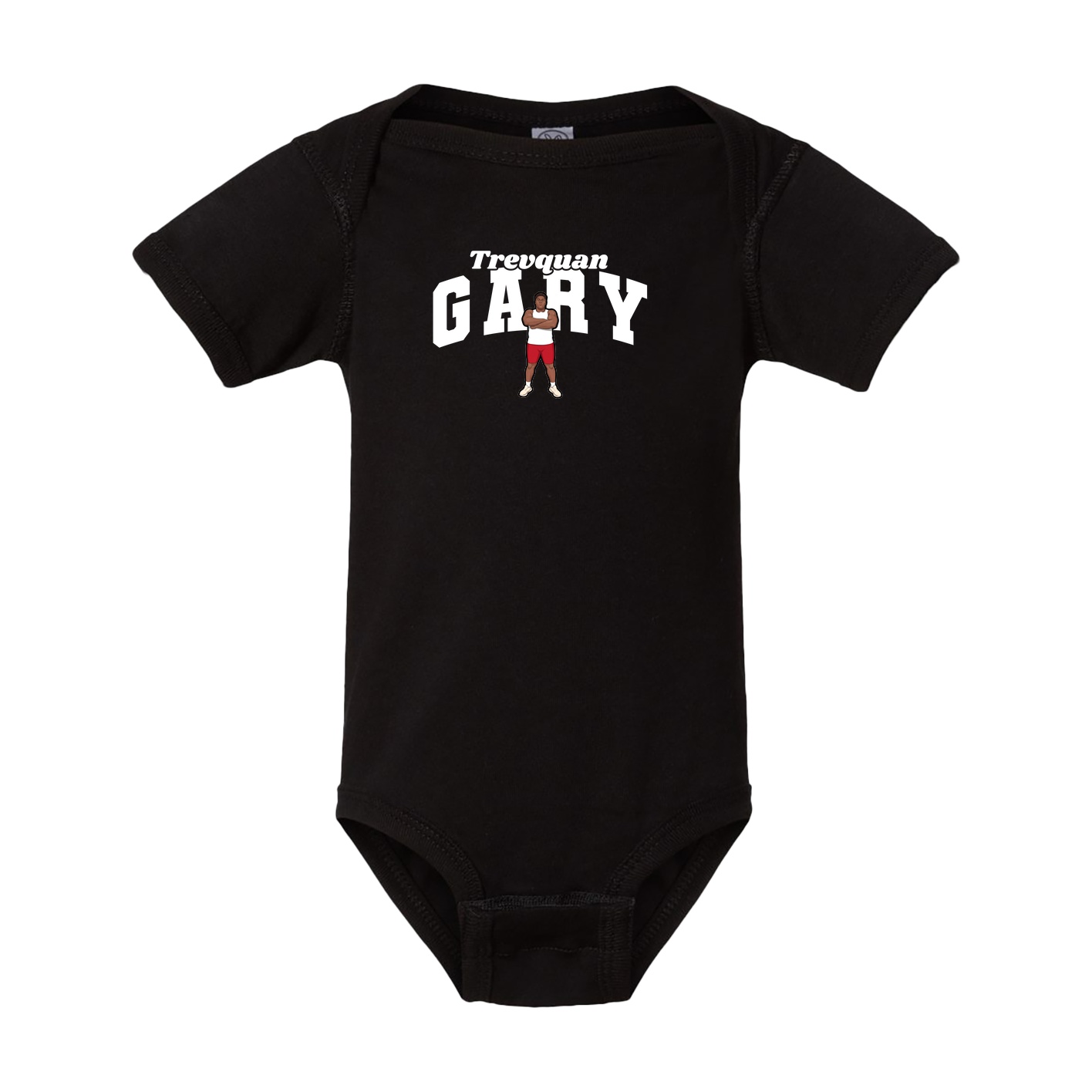 Baby Onesie — Signature Arch in Black