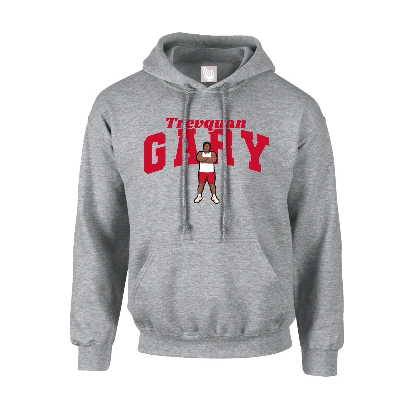 Hoodie — Signature Arch in Grey
