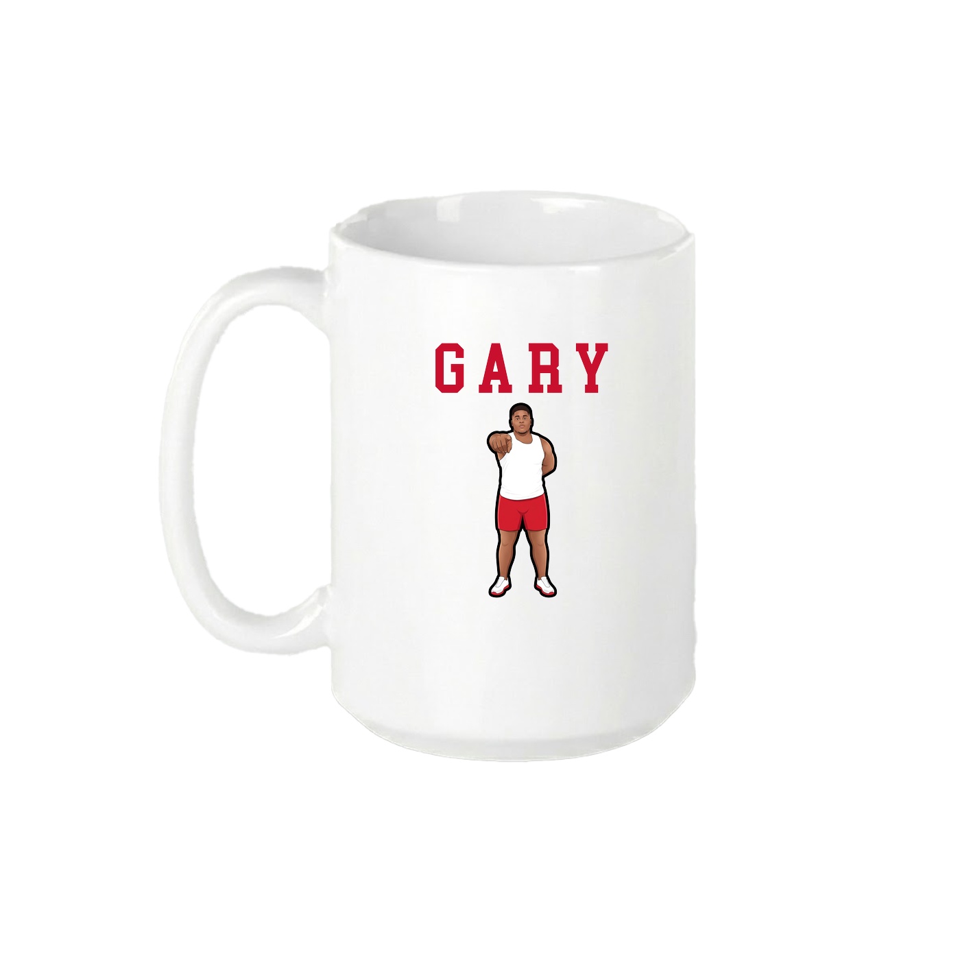 15oz Coffee Mug — Shirsey in White