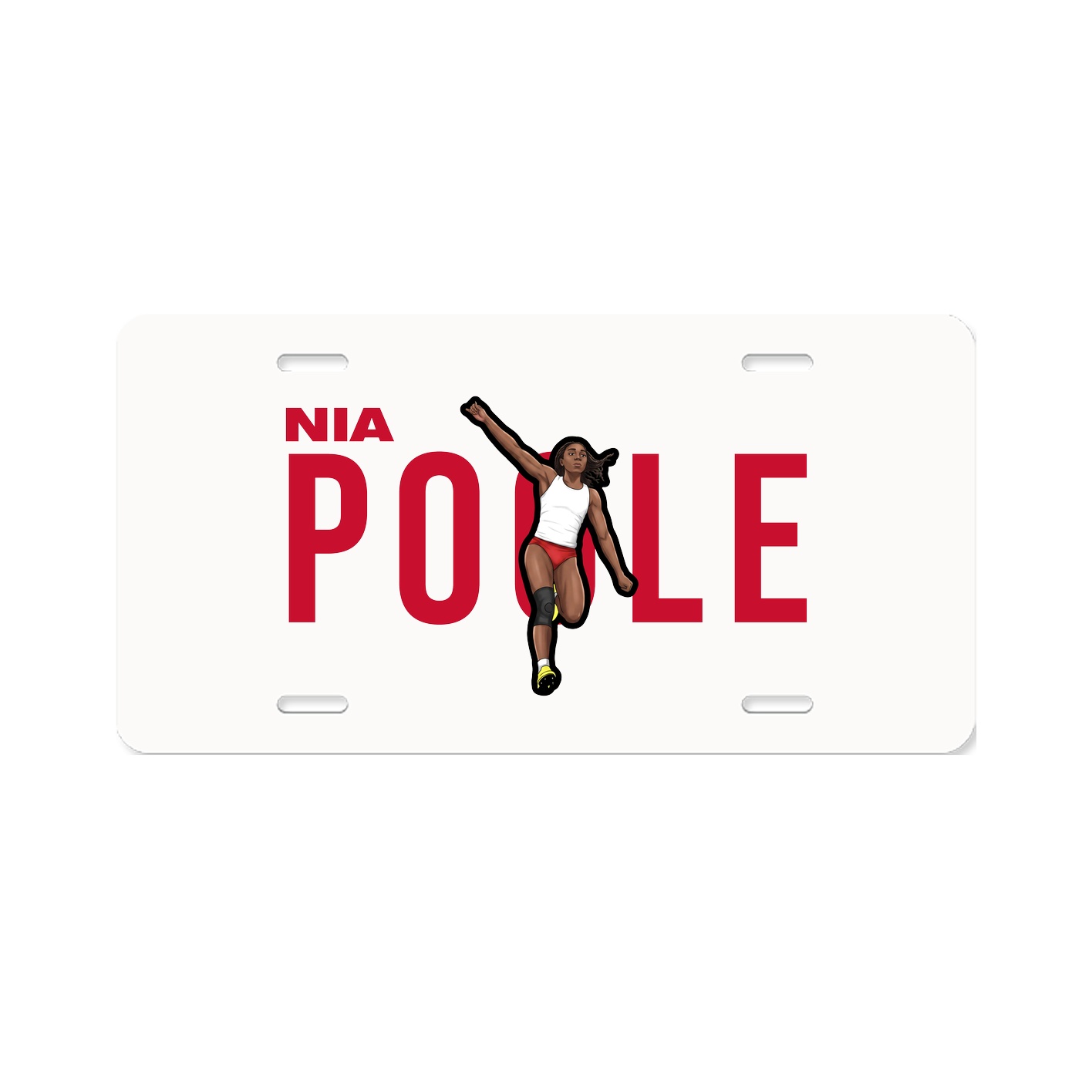 License Plate — Player Name in Classic