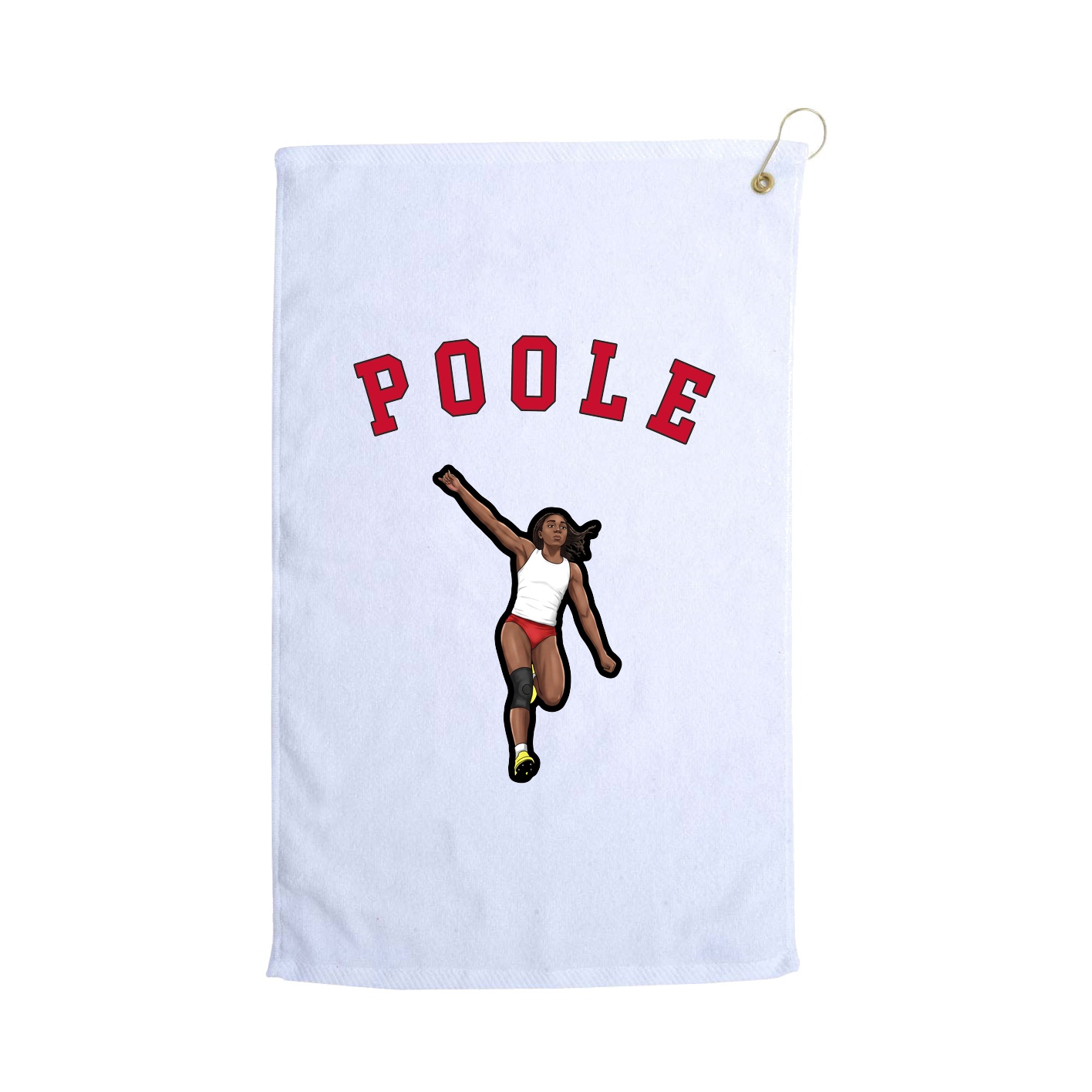 Golf Towel — Shirsey Arch in White