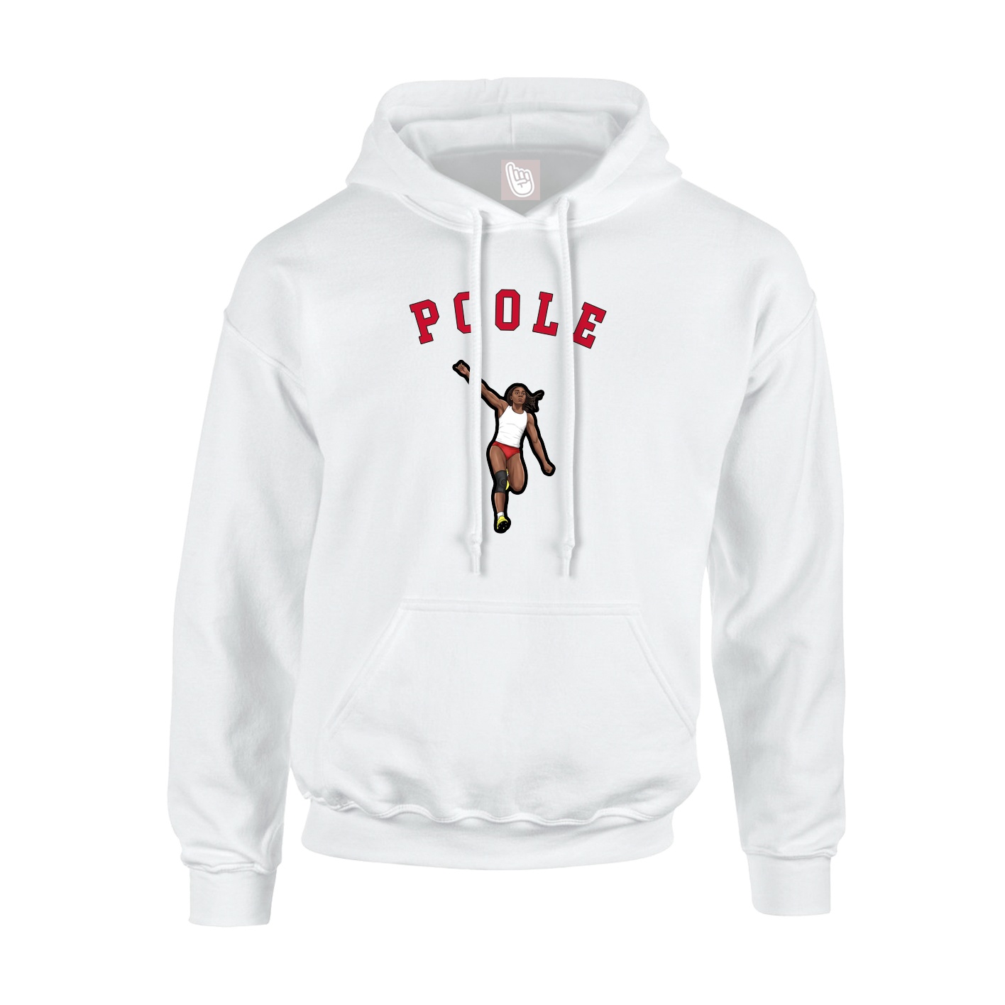 Hoodie — Shirsey Arch in White