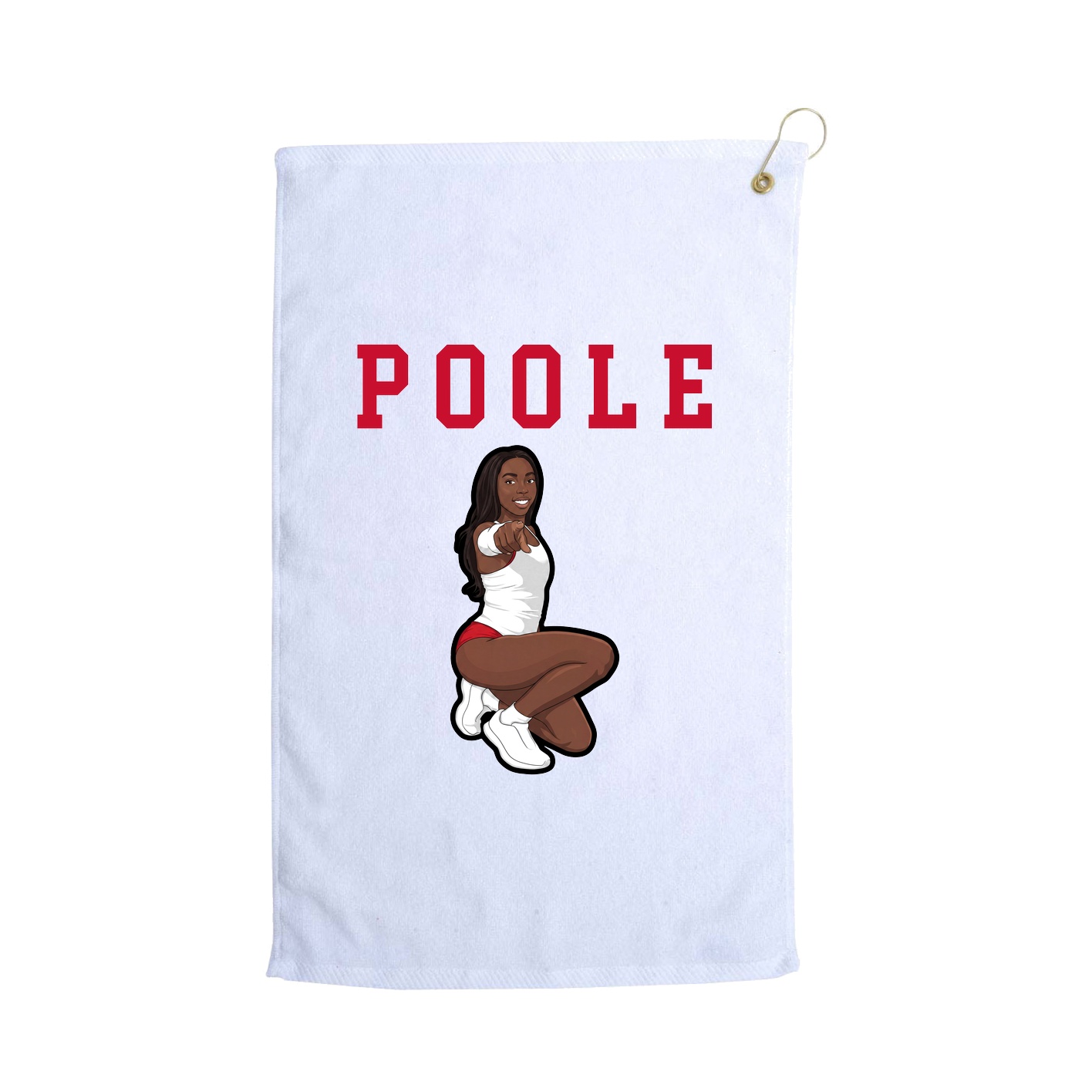 Golf Towel — Shirsey in White