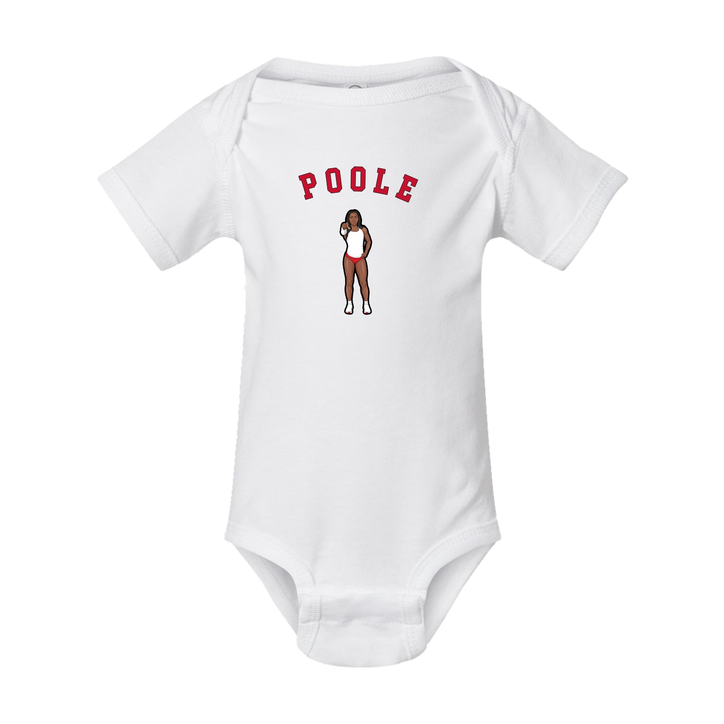 Baby Onesie — Shirsey Arch in White