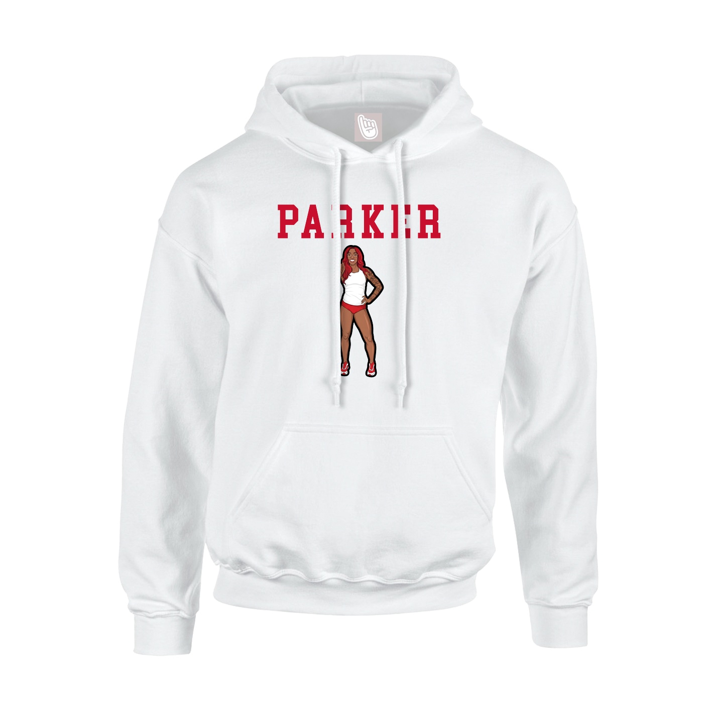 Youth Hoodie — Shirsey in White