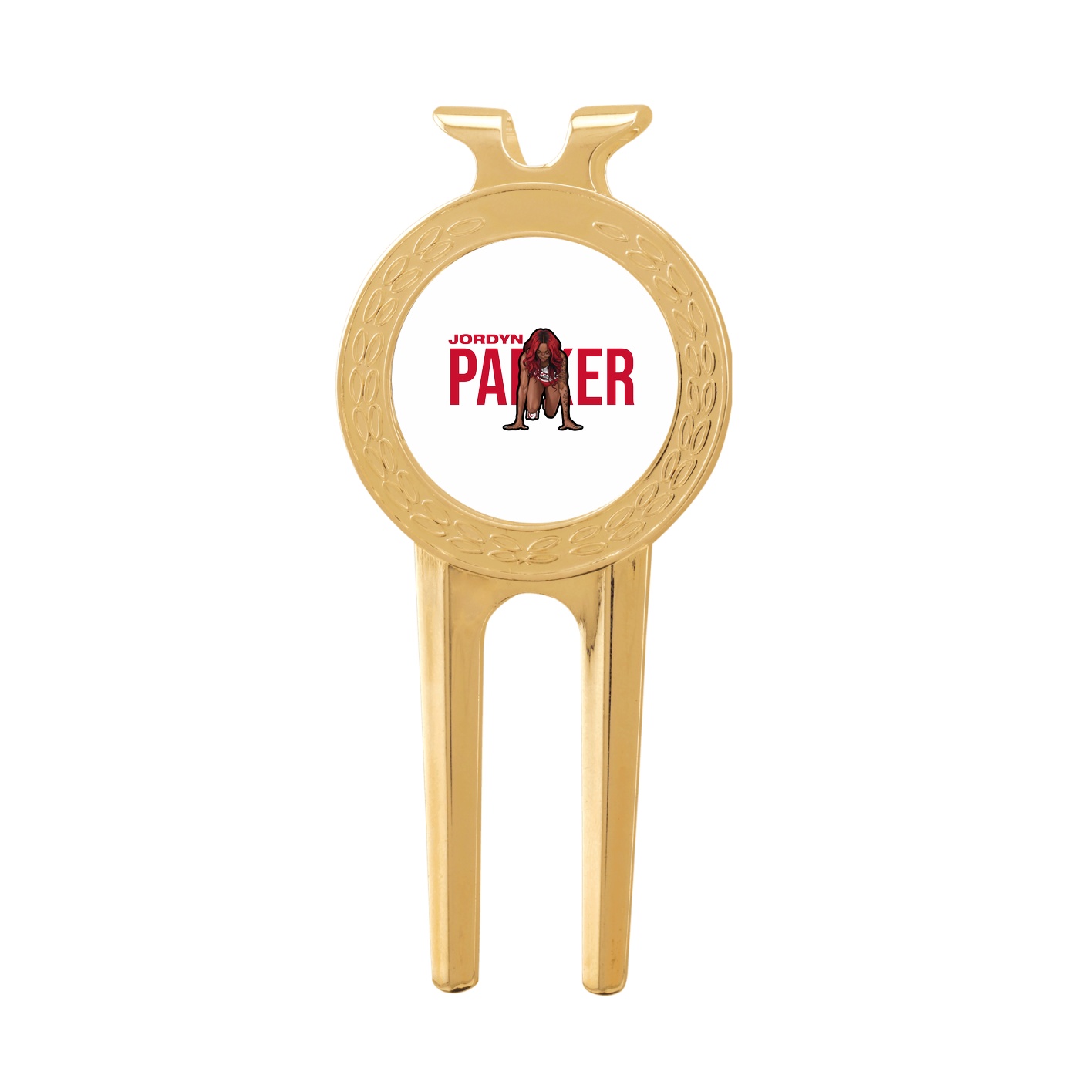 Divot Tool with Ball Marker — Player Name in Classic