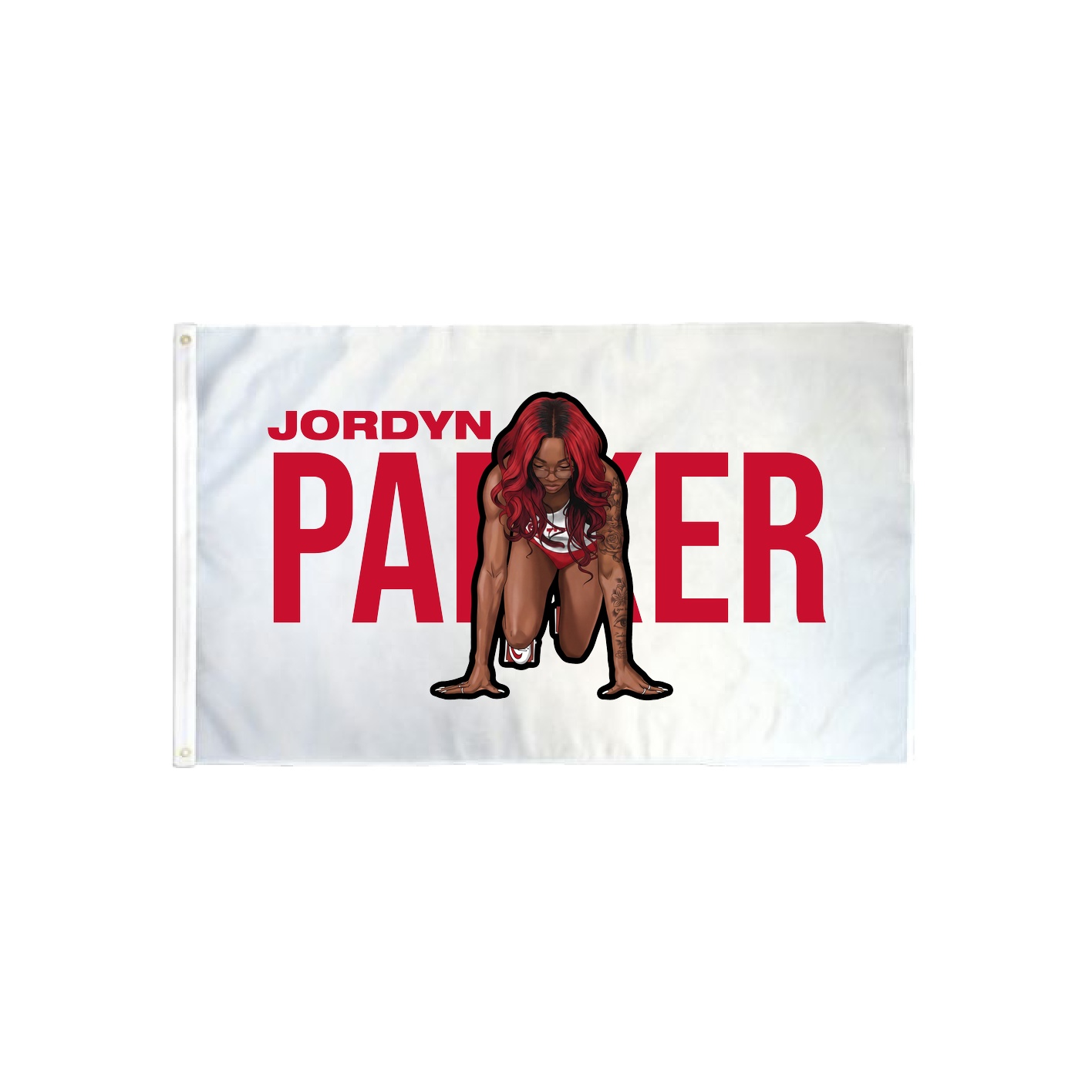 3x5 Flag — Player Name in Classic