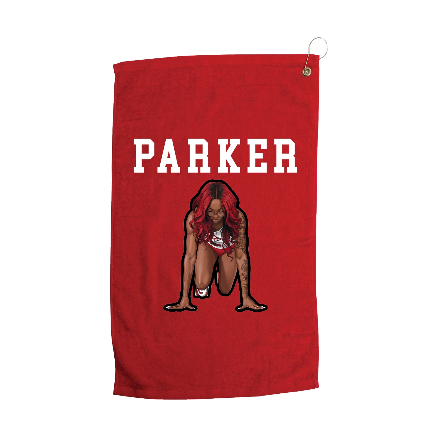 Golf Towel — Shirsey in Red