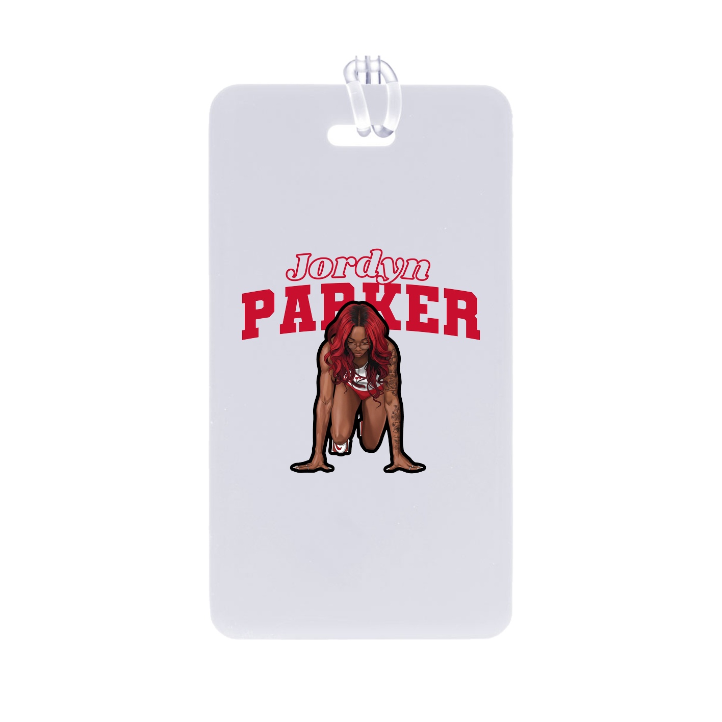 Bag Tag — Name Arch in Classic