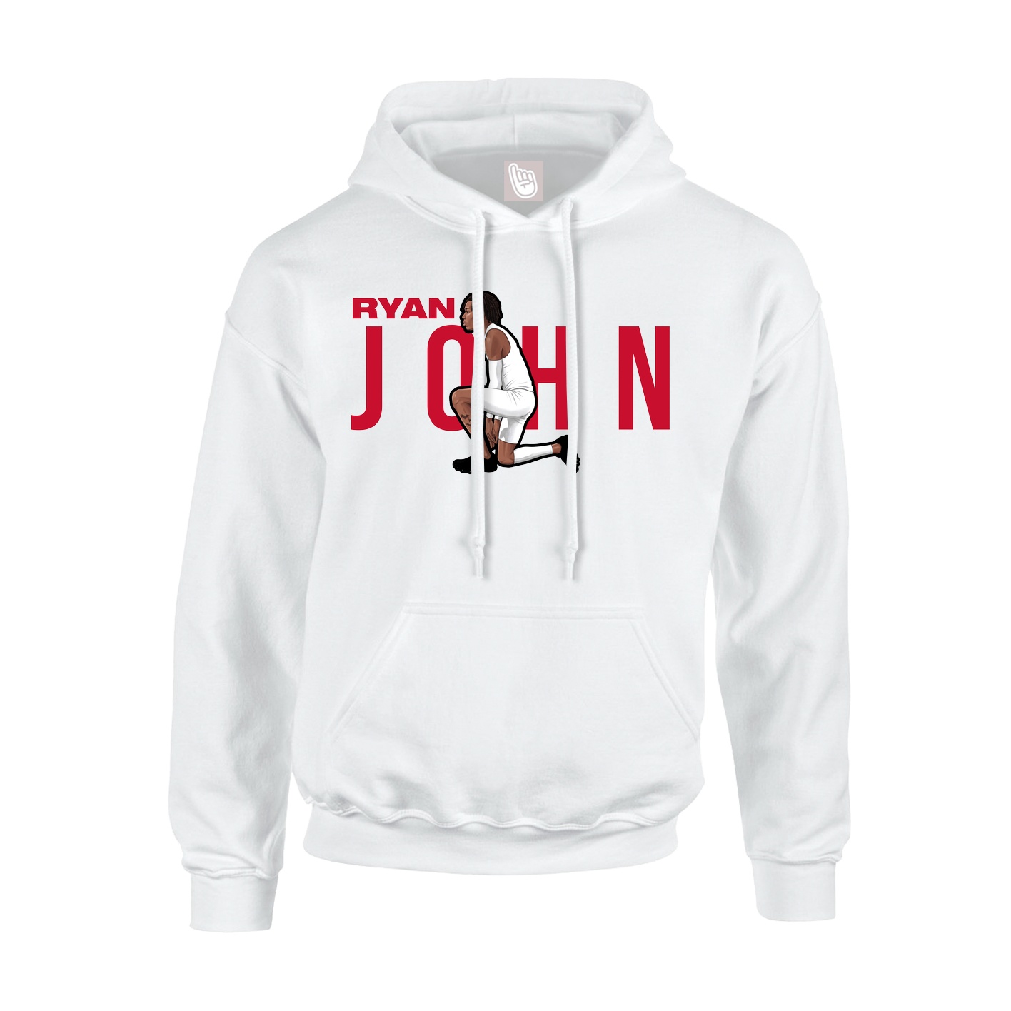 Hoodie — Player Name in White