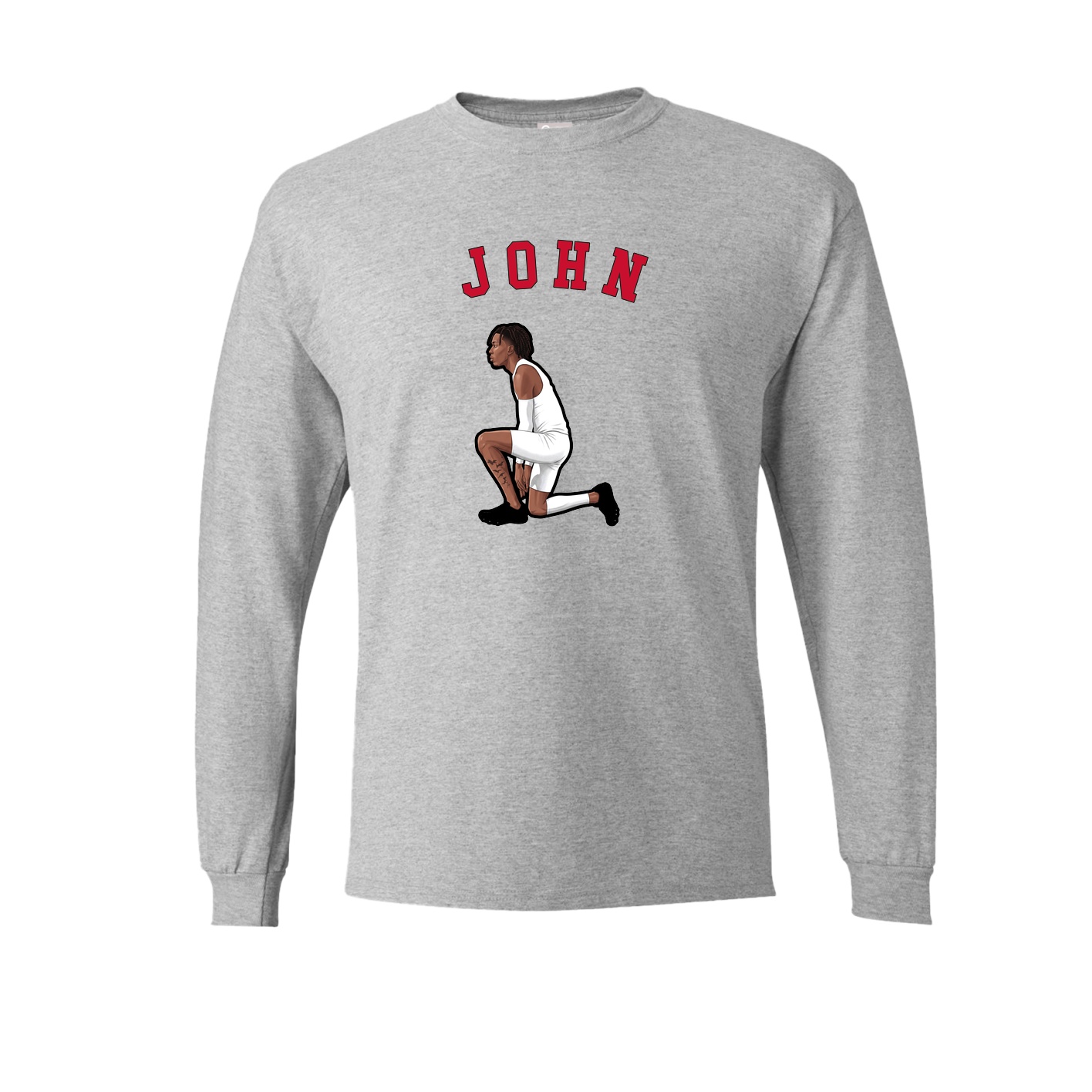 Long Sleeve Tee — Shirsey Arch in Grey