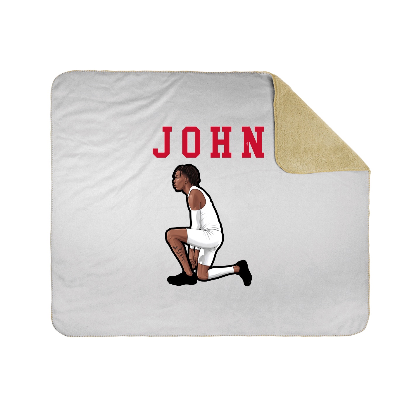 Throw Blanket — Shirsey in White
