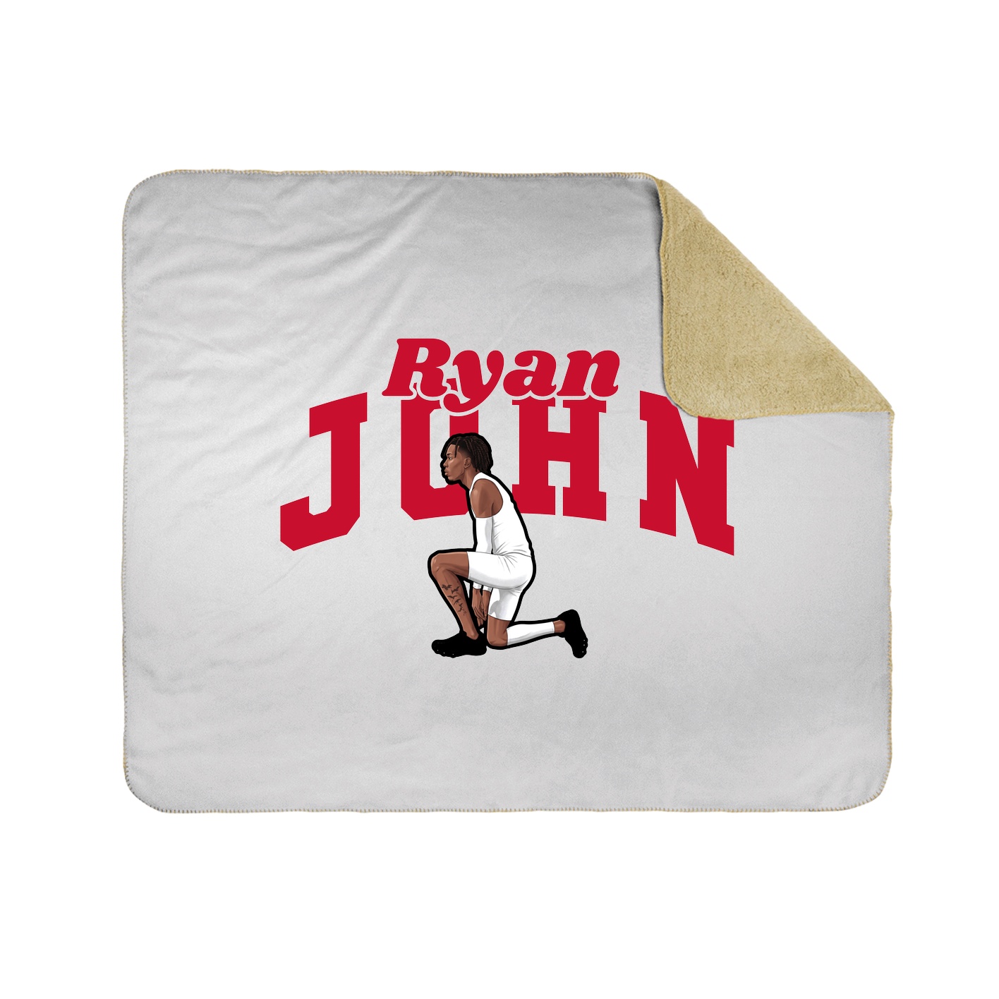 Throw Blanket — Signature Arch in White