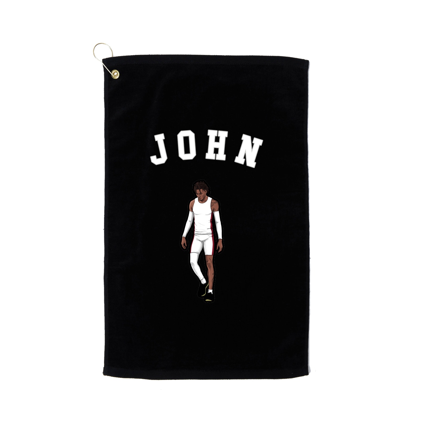 Golf Towel — Shirsey Arch in Black