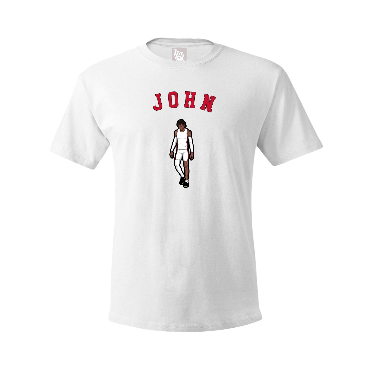 Youth Tee — Shirsey Arch in White