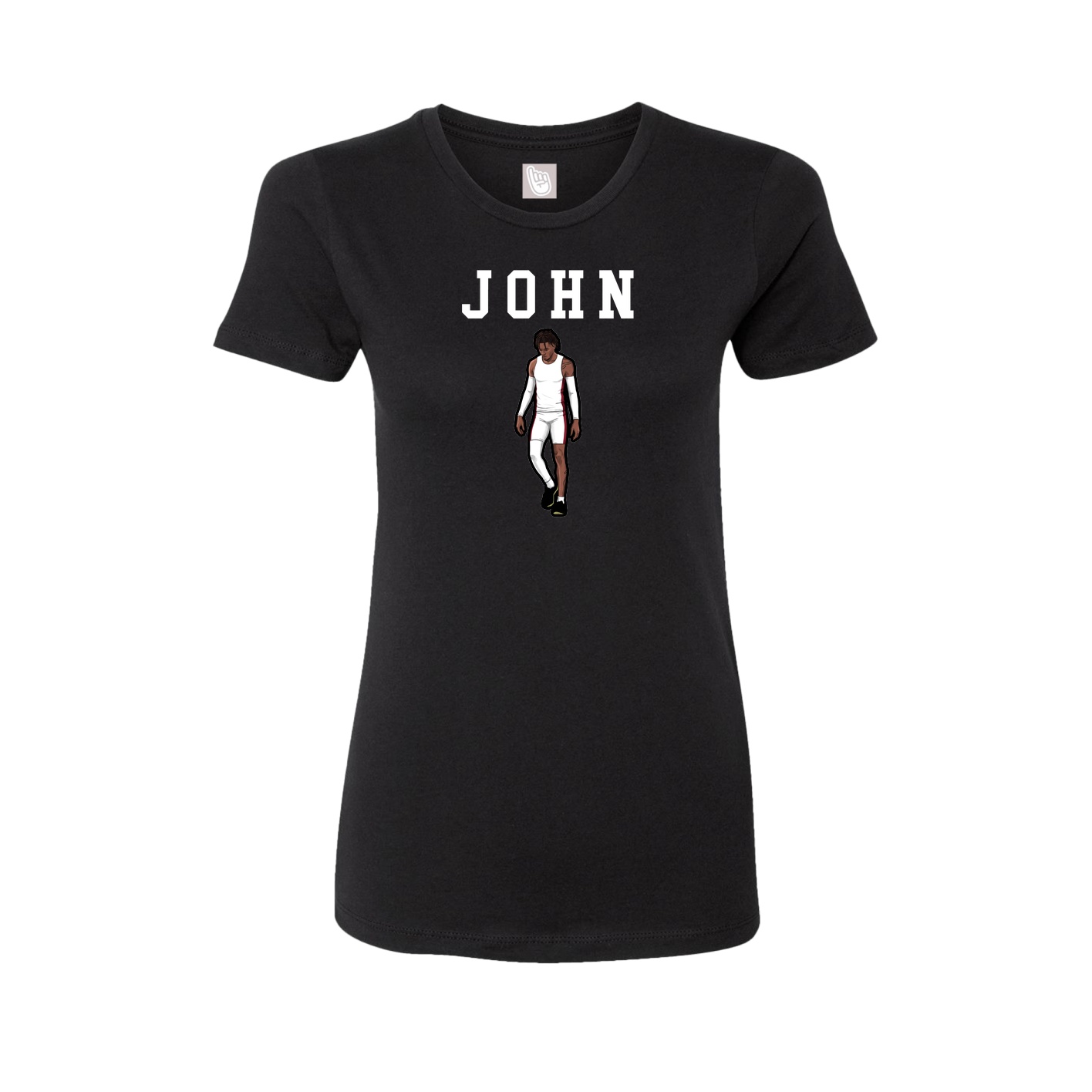 Fitted Women's Tee — Shirsey in Black