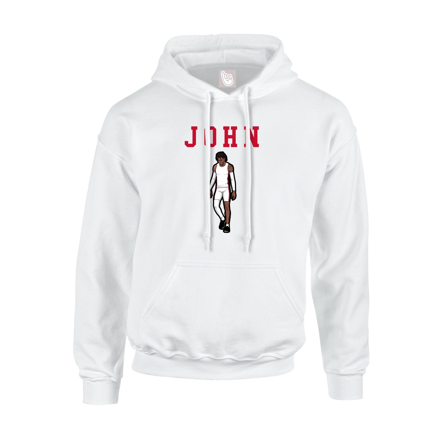 Youth Hoodie — Shirsey in White