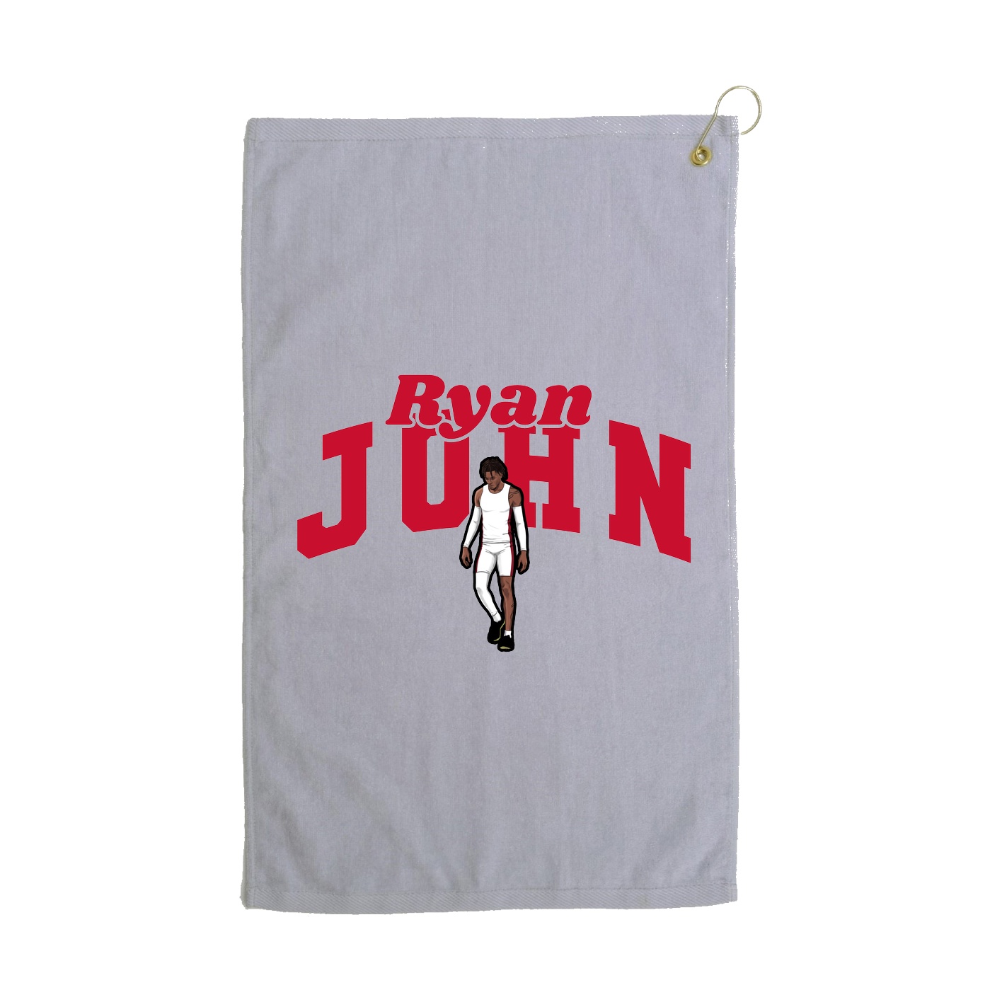 Golf Towel — Signature Arch in Grey
