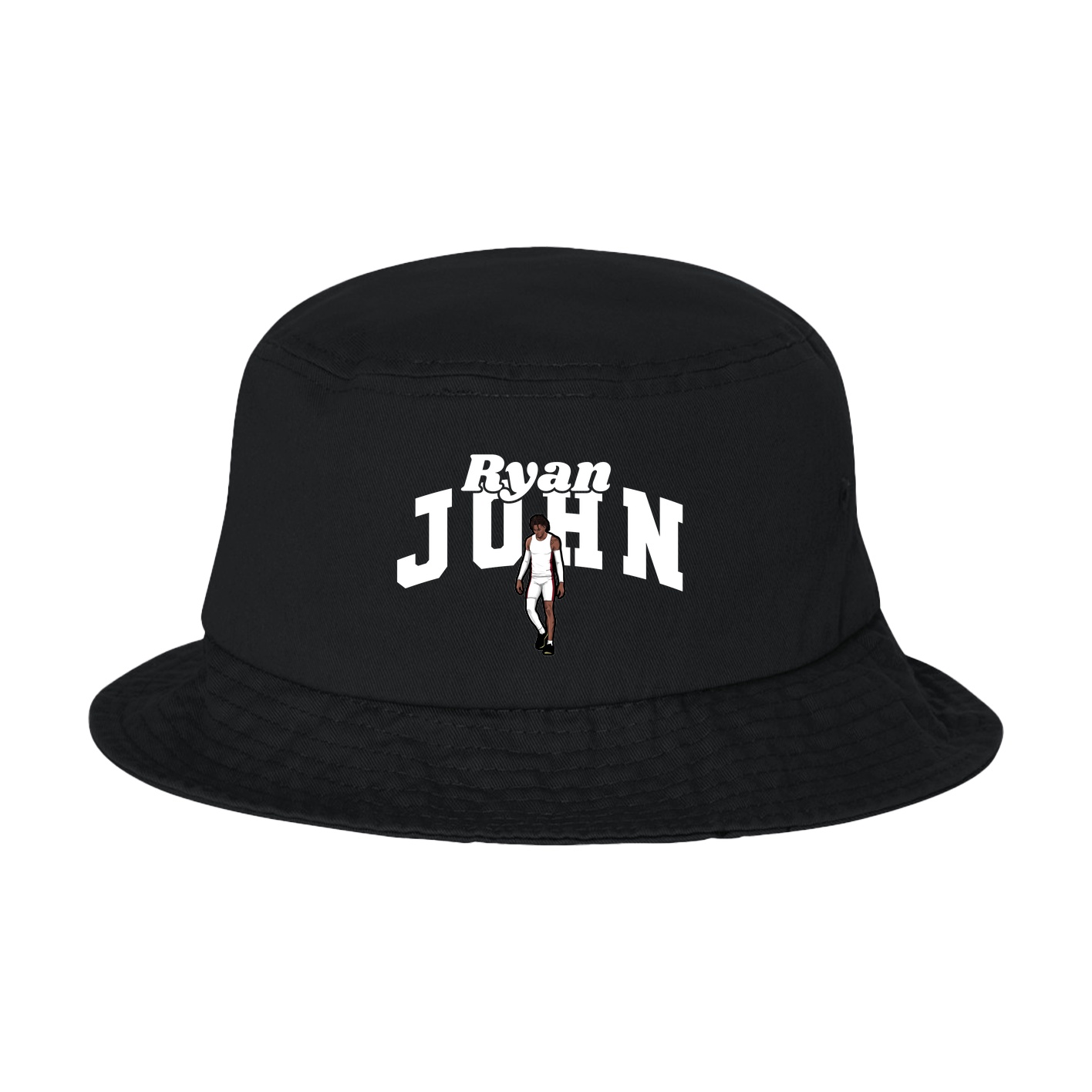 Bucket Cap — Signature Arch in Black