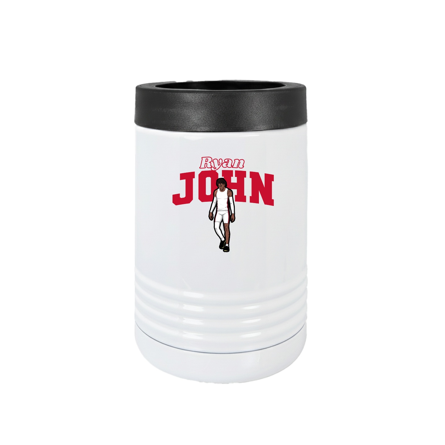 Beverage Holder — Name Arch in White