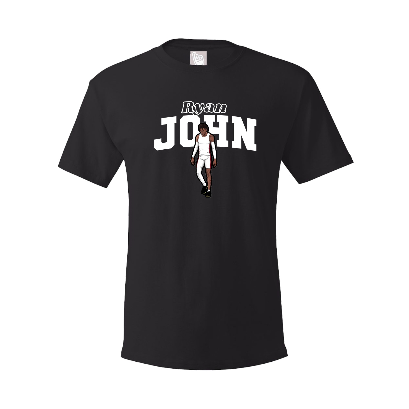 Youth Tee — Name Arch in Black