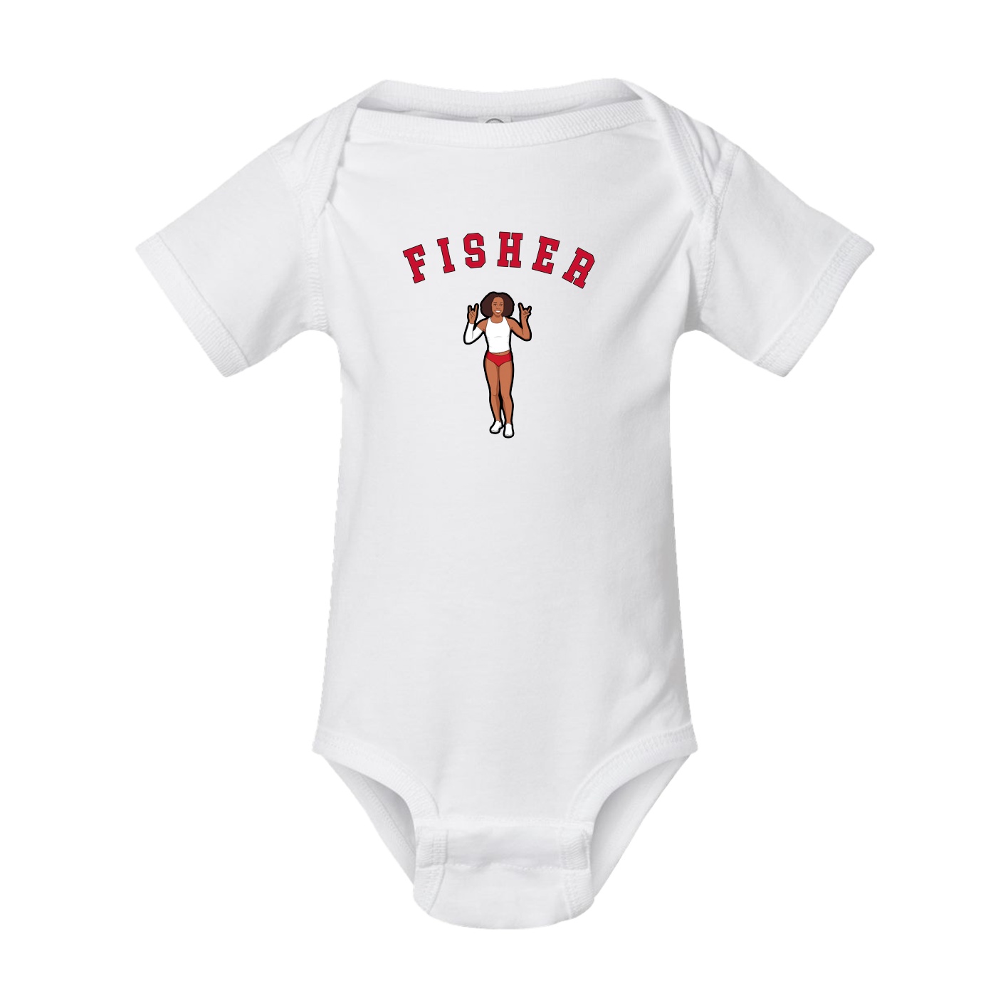 Baby Onesie — Shirsey Arch in White