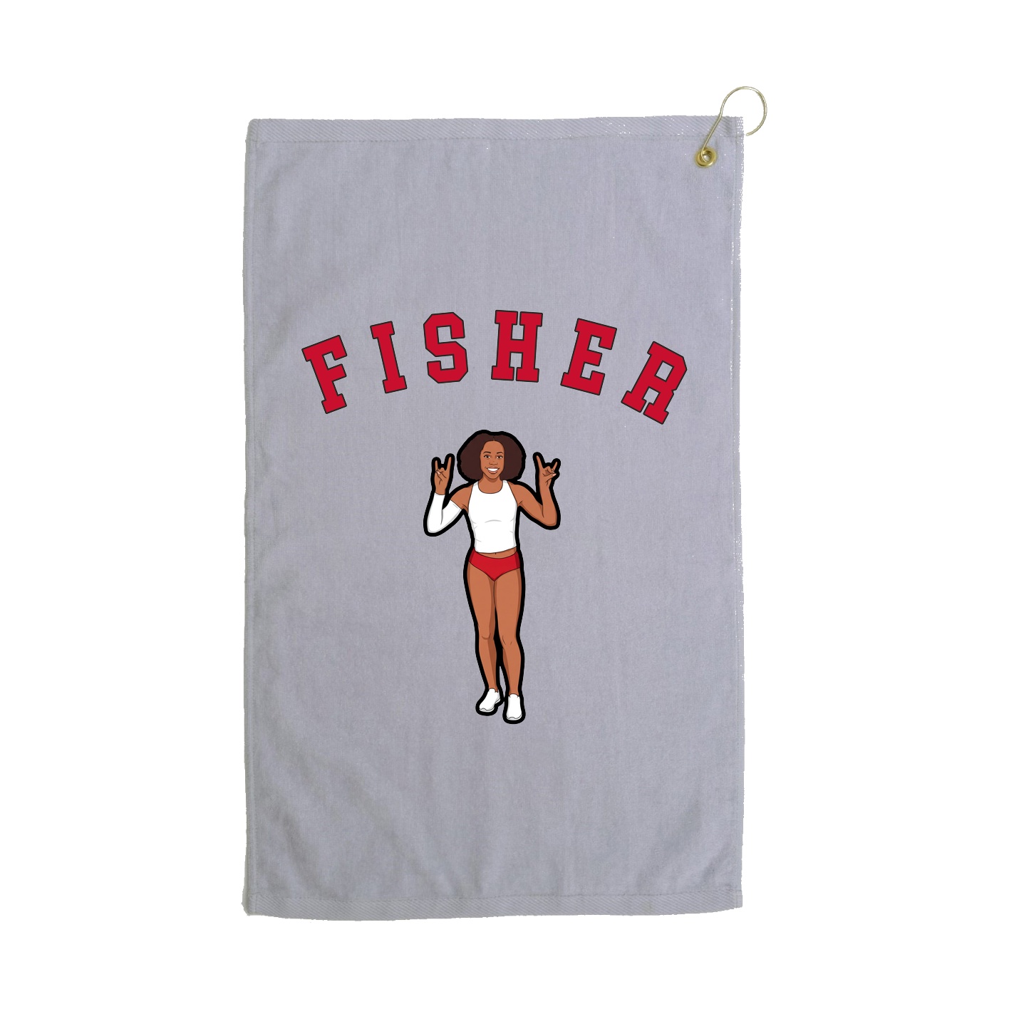 Golf Towel — Shirsey Arch in Grey