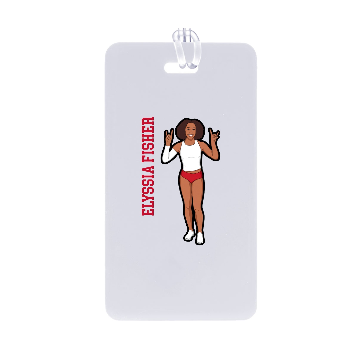 Bag Tag — Name Vertical in Classic