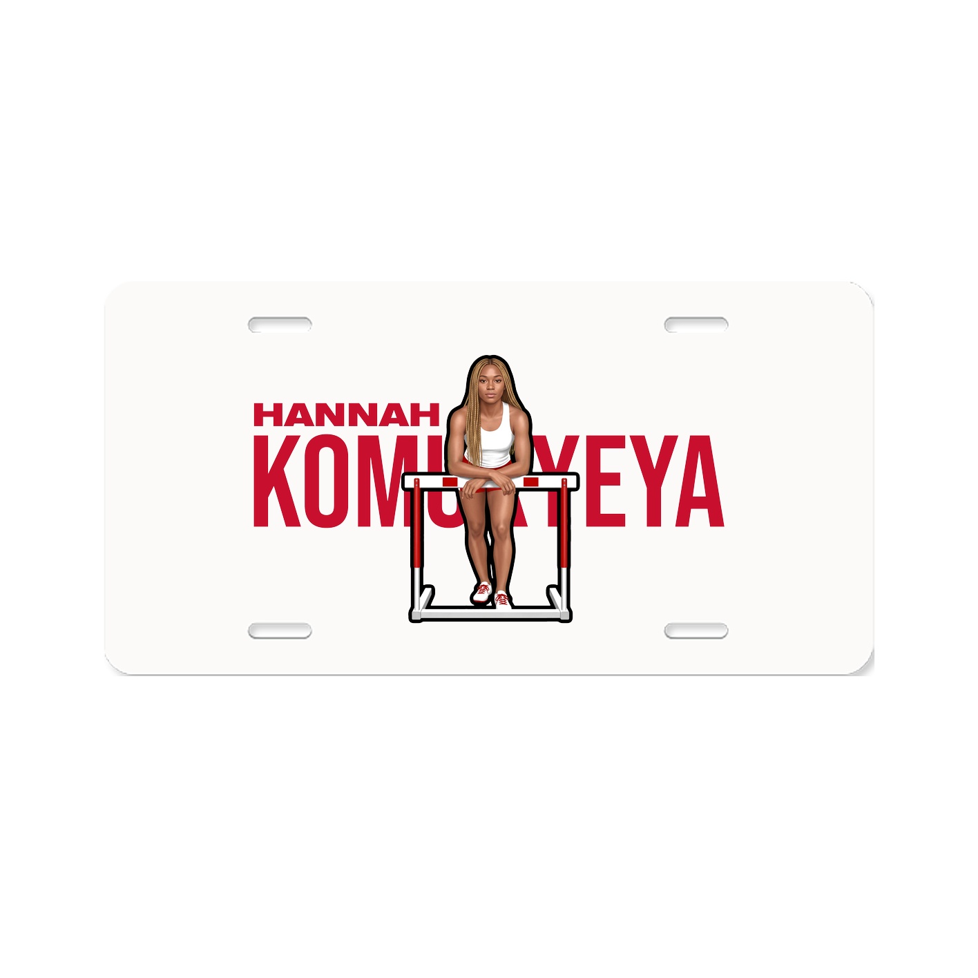 License Plate — Player Name in Classic