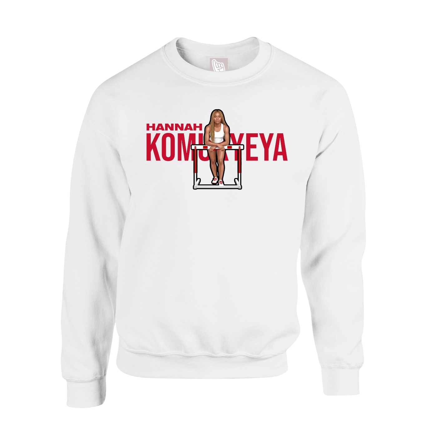 Fleece Crew — Player Name in White