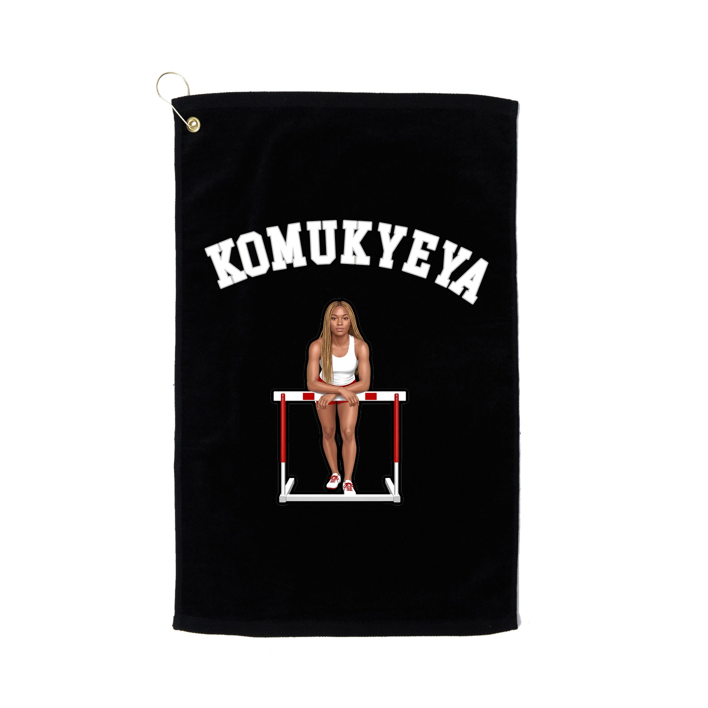 Golf Towel — Shirsey Arch in Black
