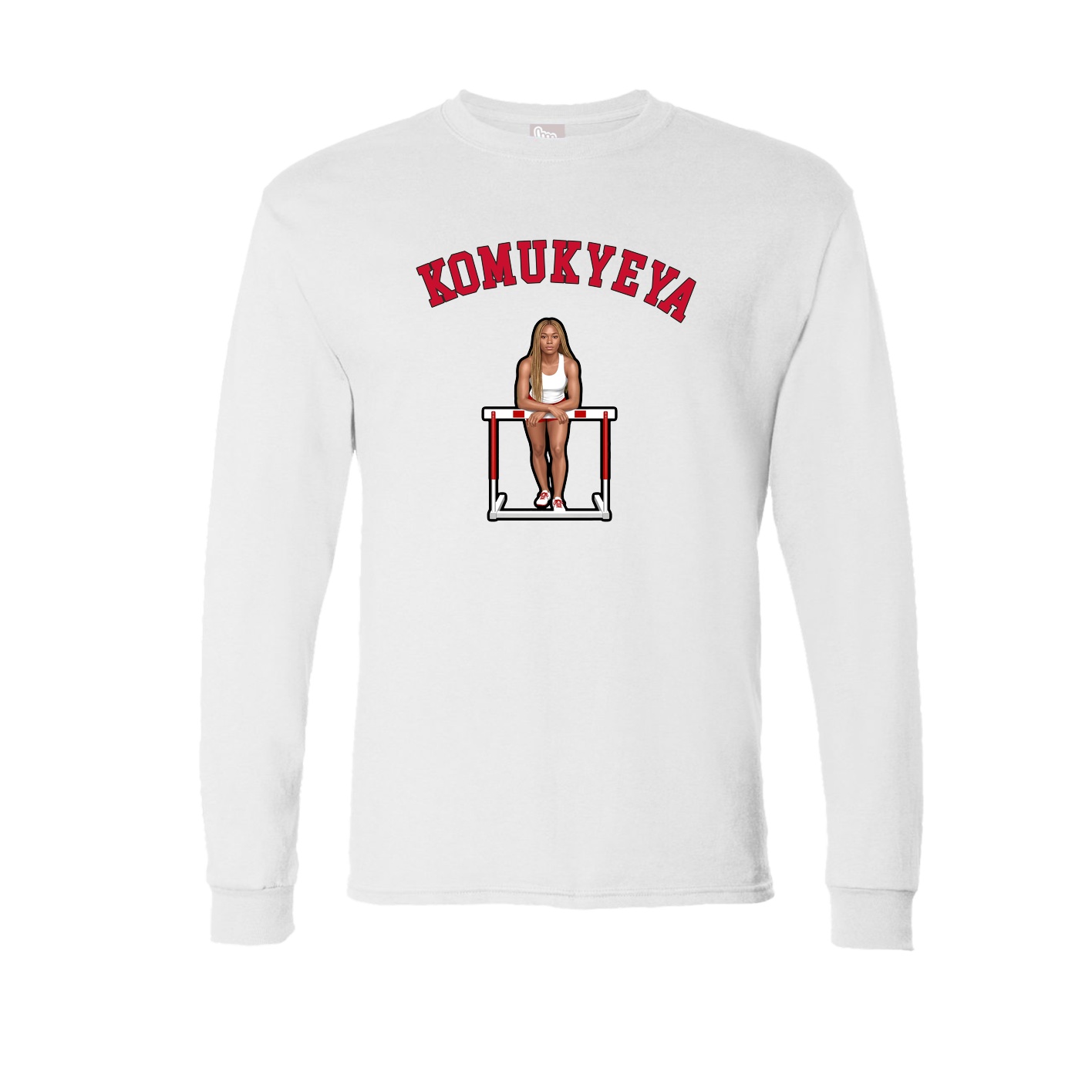 Long Sleeve Tee — Shirsey Arch in White