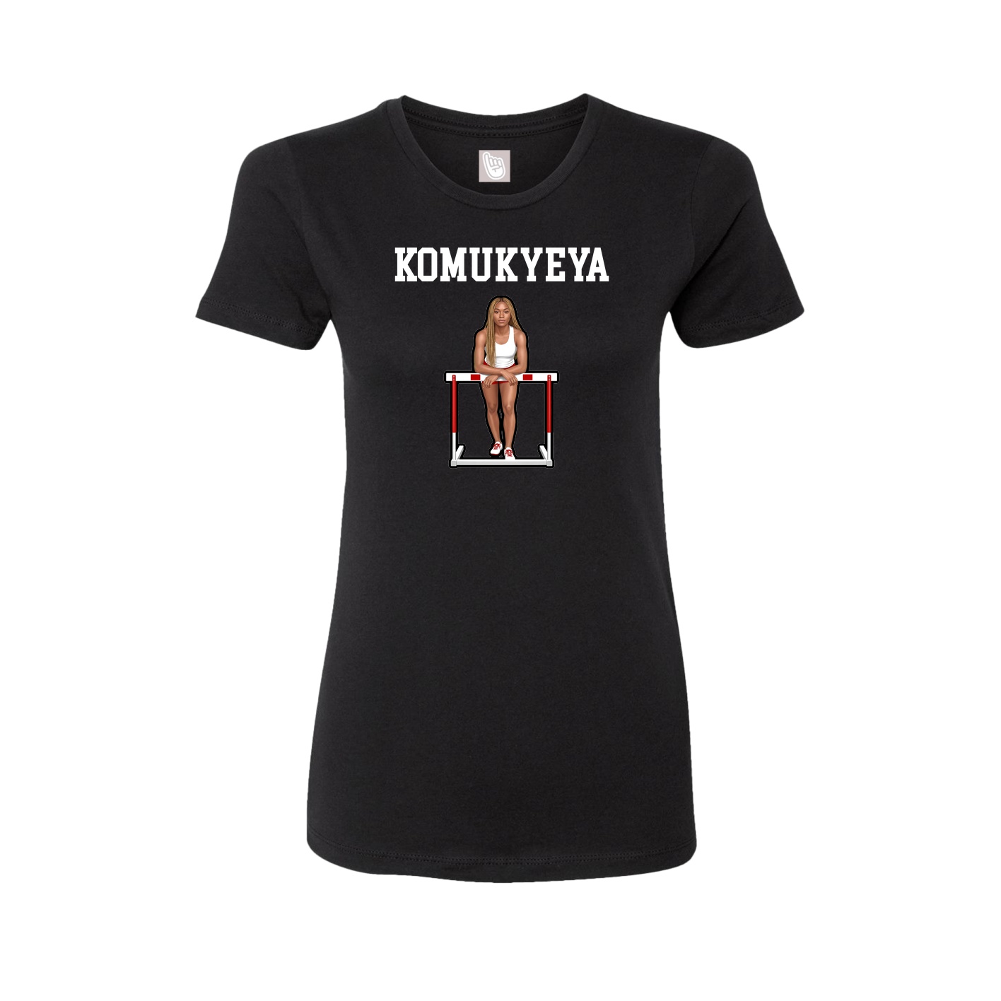 Fitted Women's Tee — Shirsey in Black
