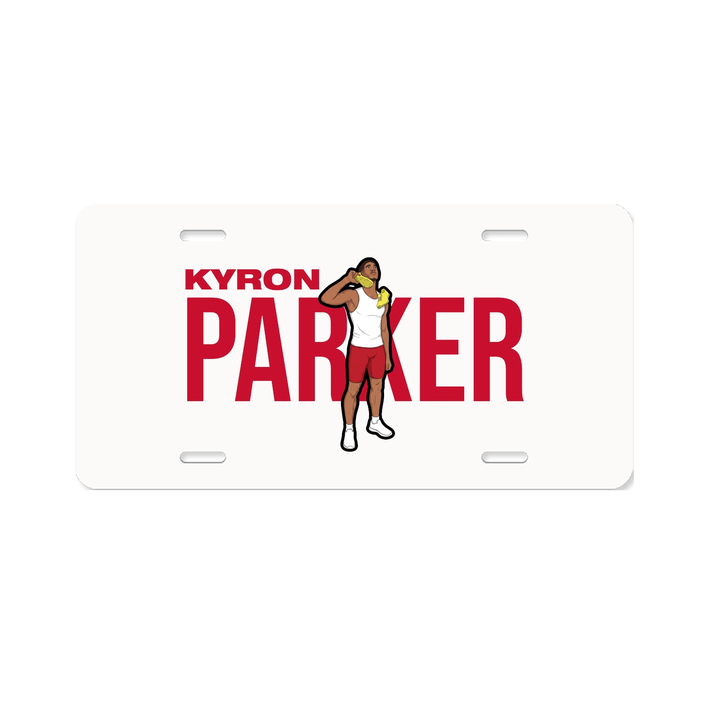 License Plate — Player Name in Classic