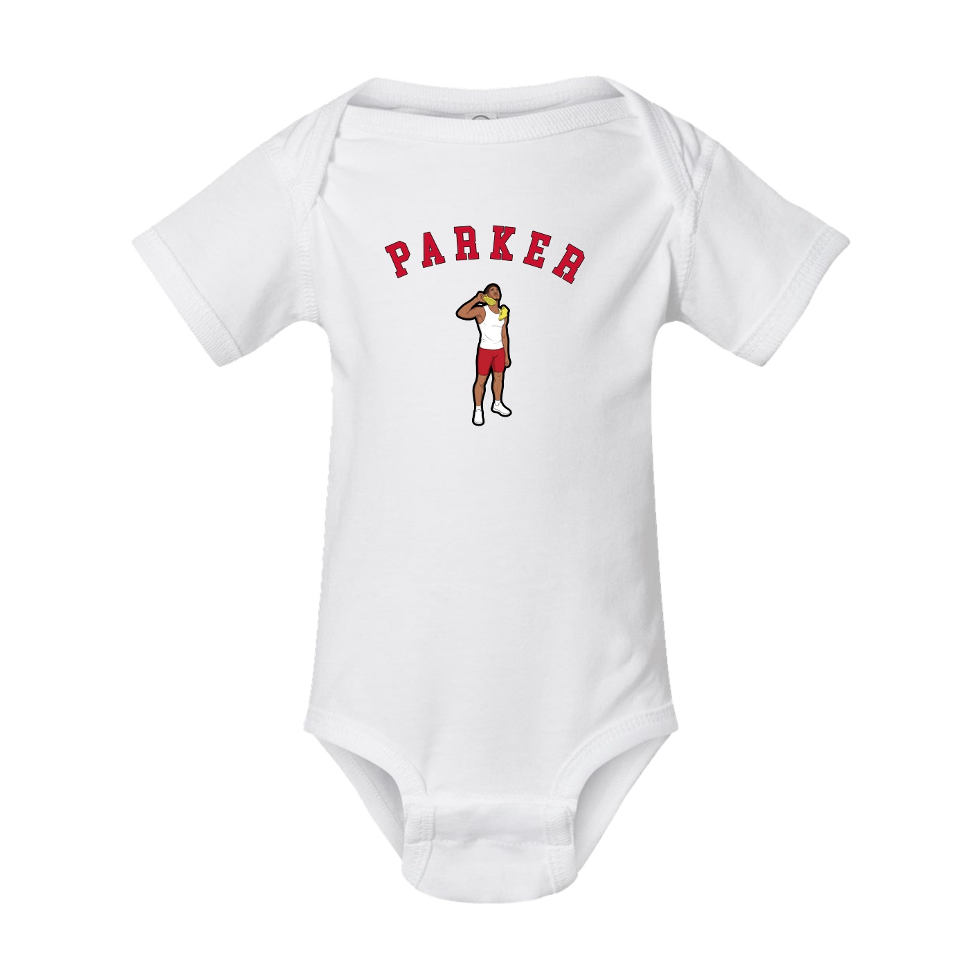 Baby Onesie — Shirsey Arch in White