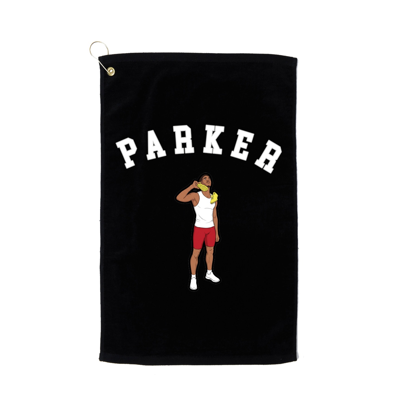 Golf Towel — Shirsey Arch in Black