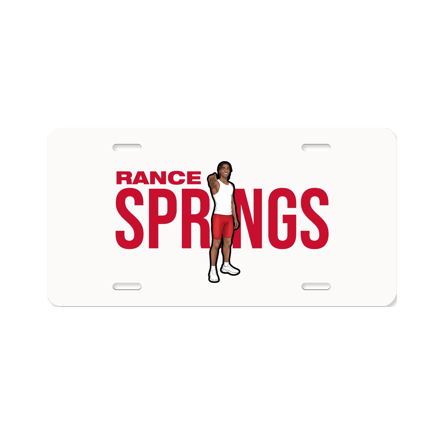 License Plate — Player Name in Classic