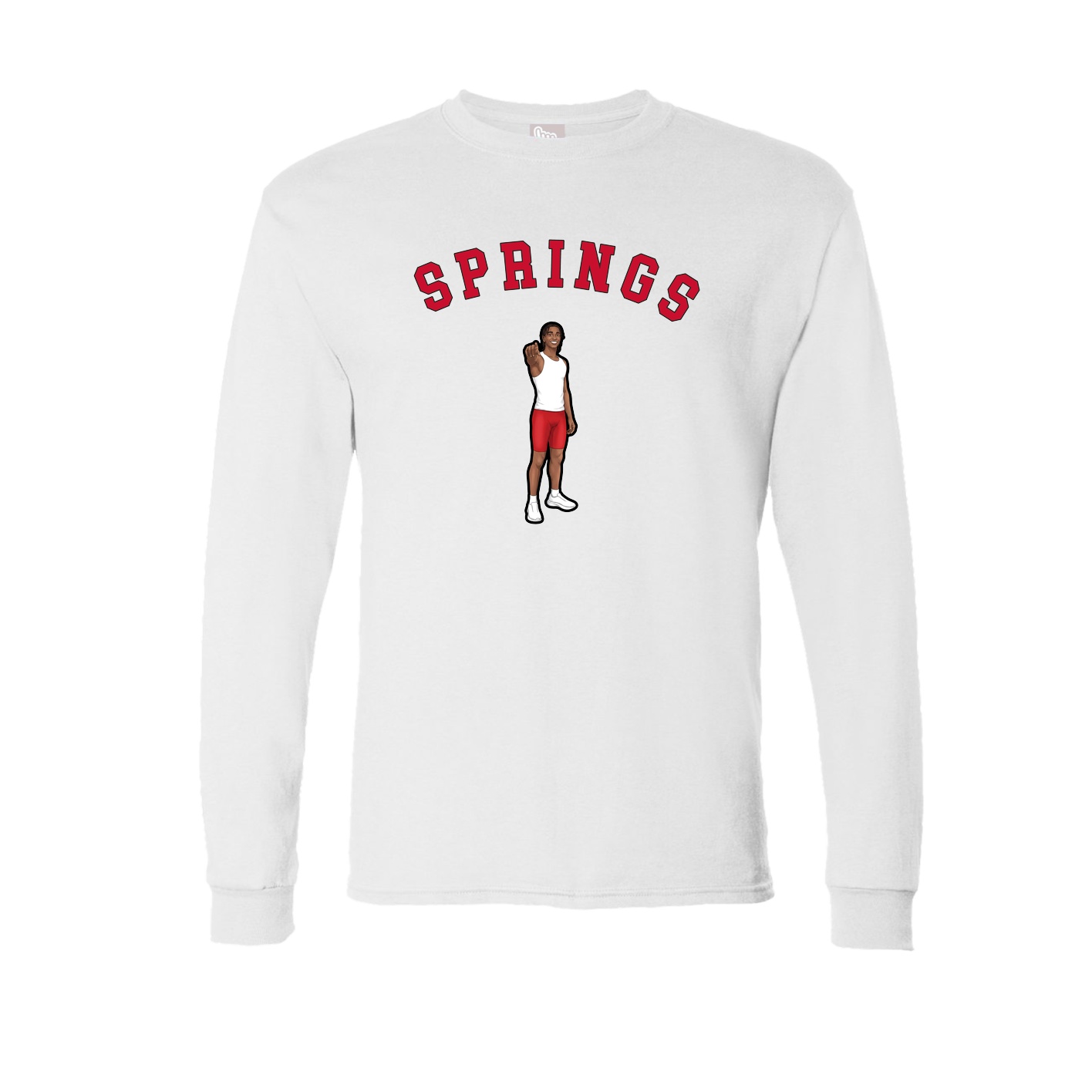 Long Sleeve Tee — Shirsey Arch in White