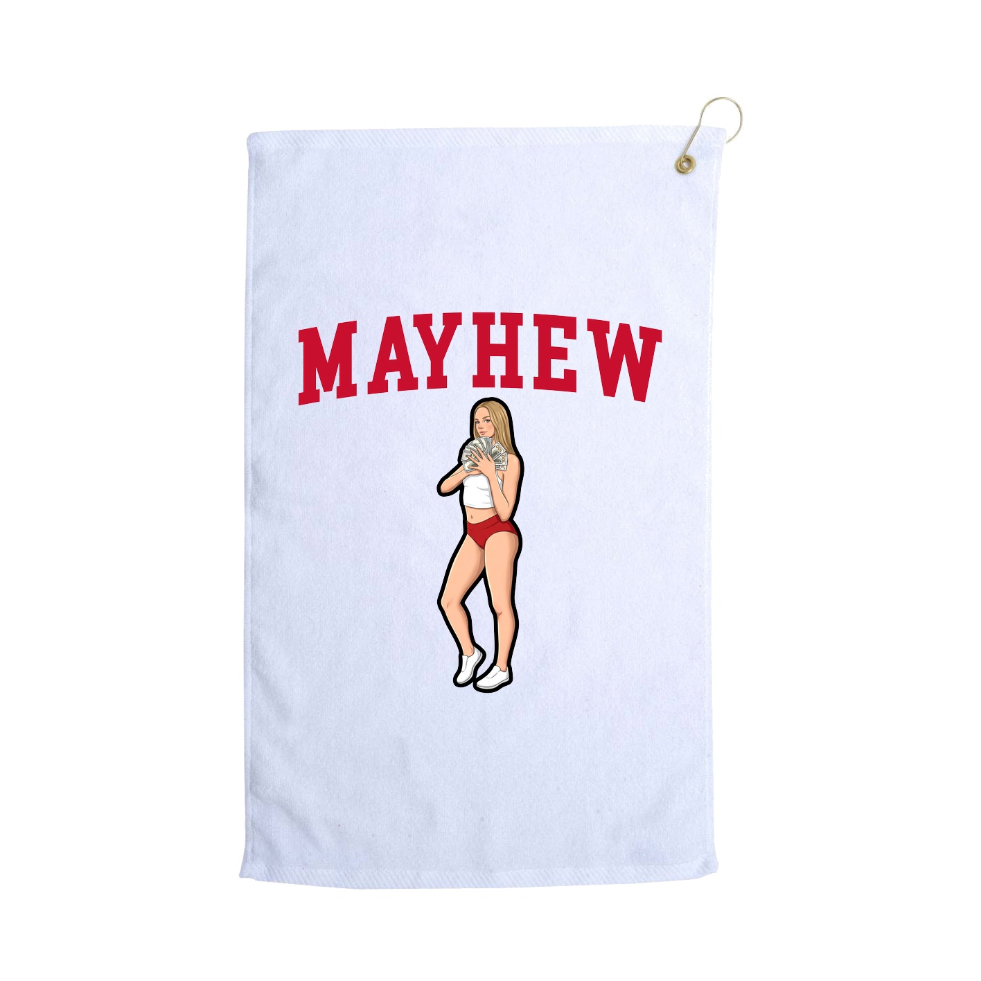 Golf Towel — Shirsey in White