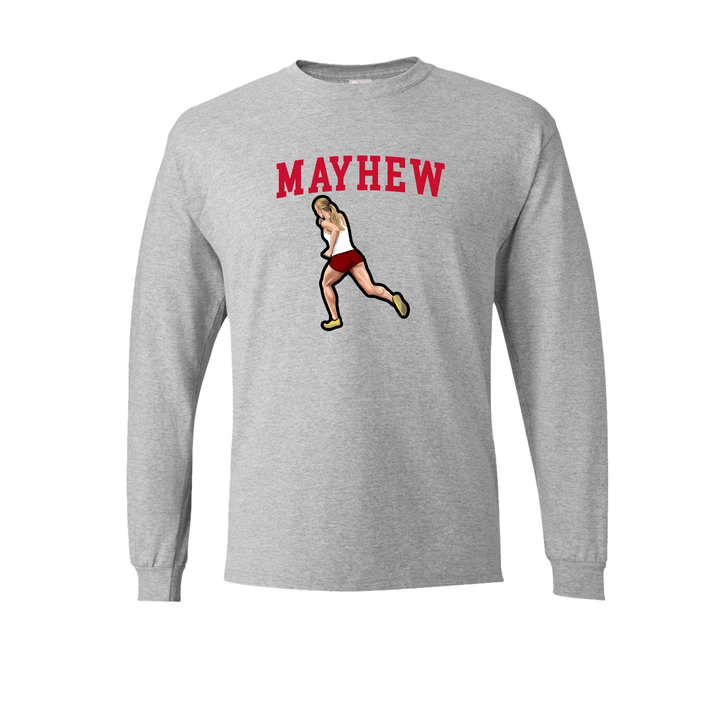 Long Sleeve Tee — Shirsey in Grey