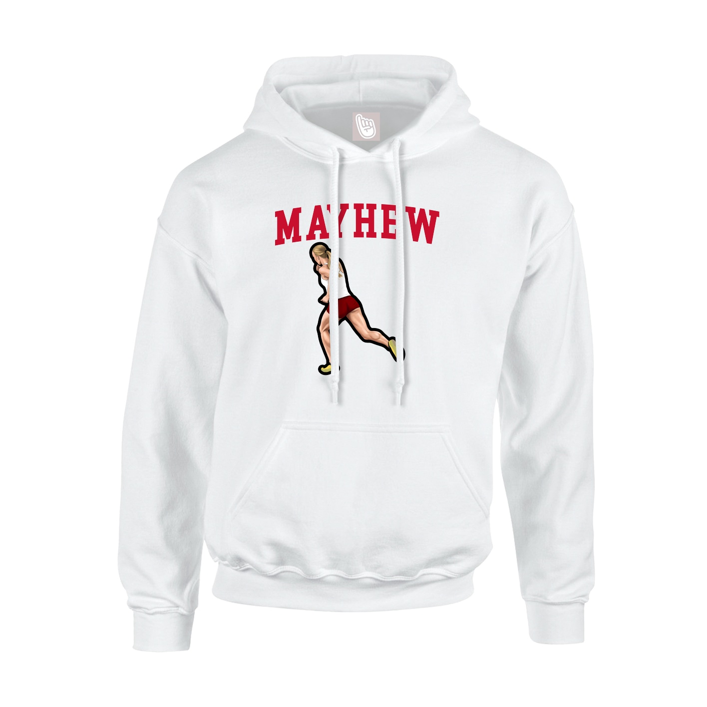 Hoodie — Shirsey in White