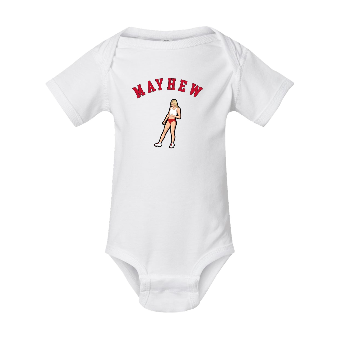 Baby Onesie — Shirsey Arch in White