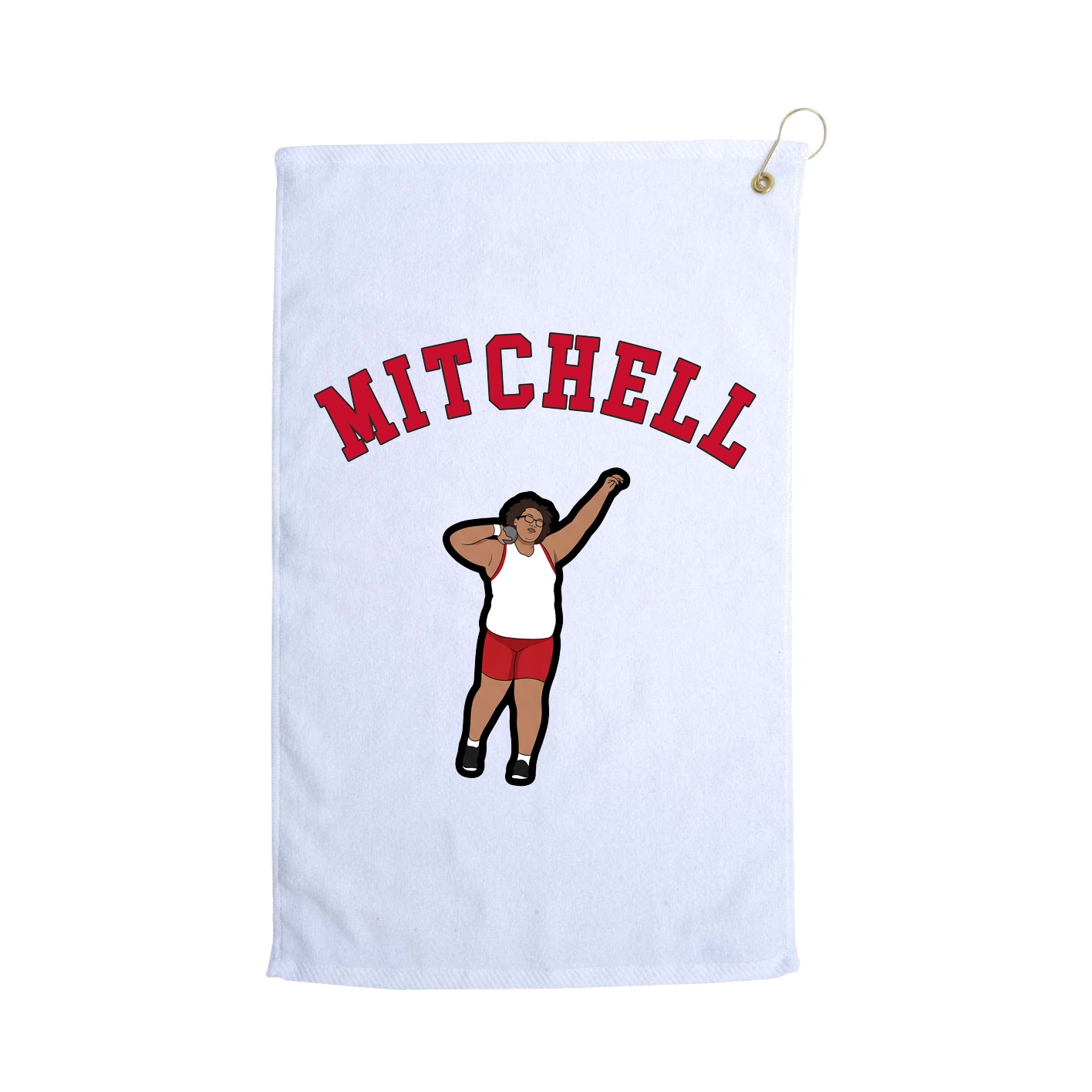 Golf Towel — Shirsey Arch in White