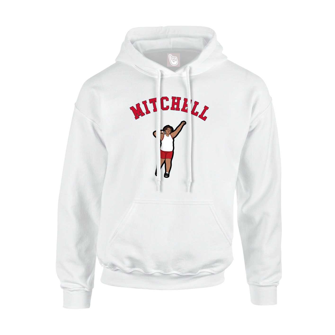 Hoodie — Shirsey Arch in White