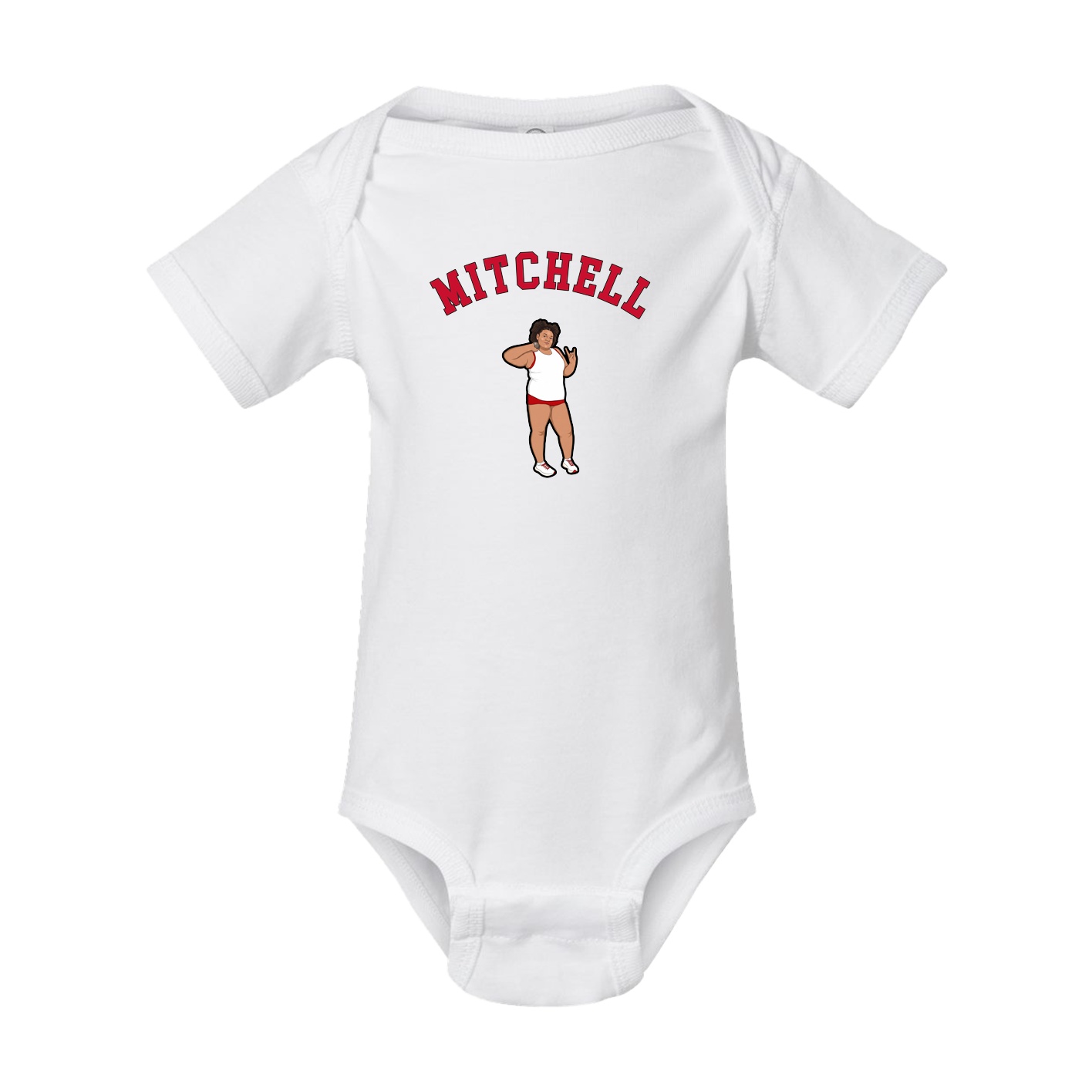 Baby Onesie — Shirsey Arch in White