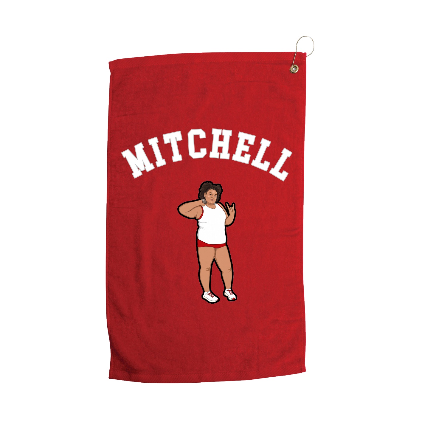 Golf Towel — Shirsey Arch in Red