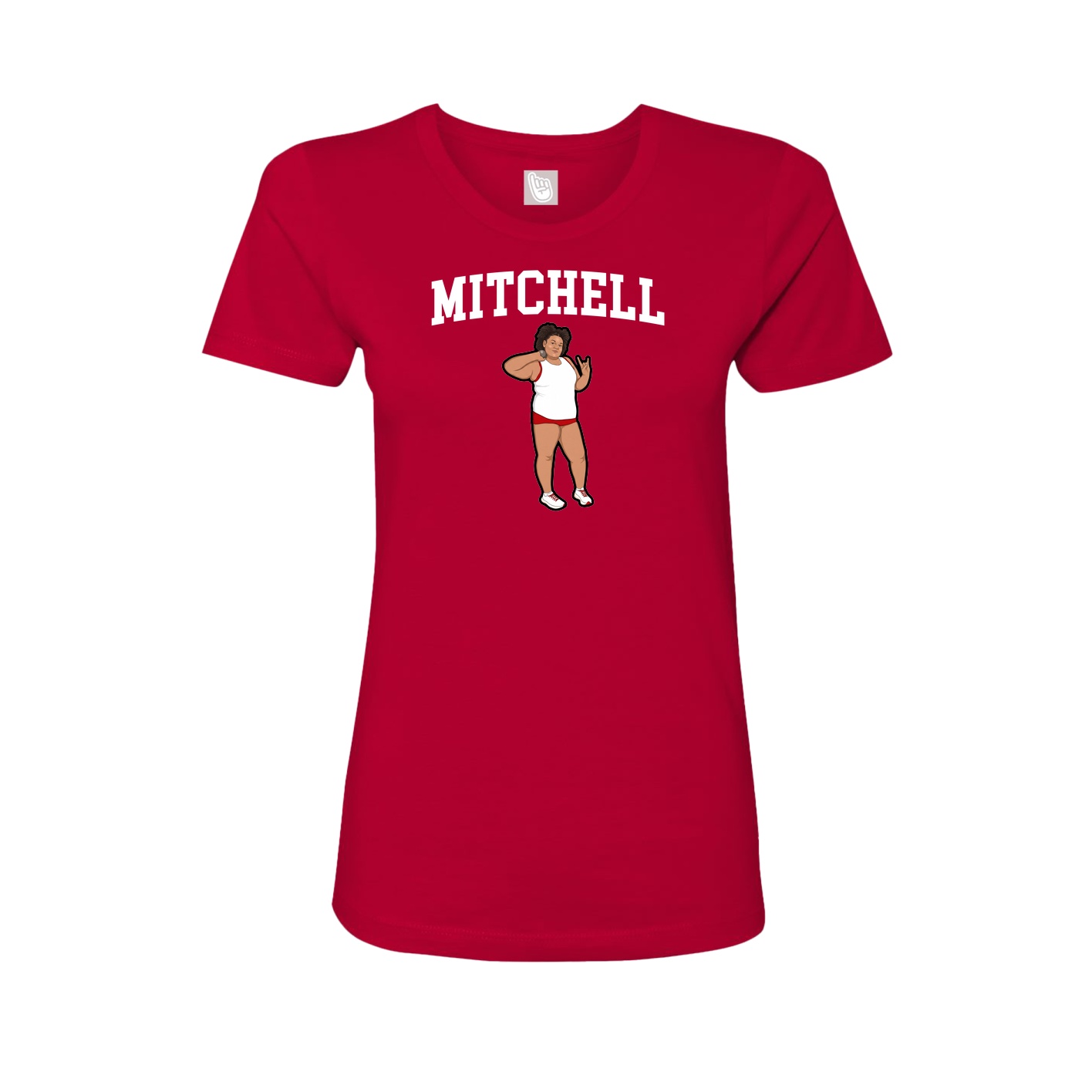 Fitted Women's Tee — Shirsey in Red