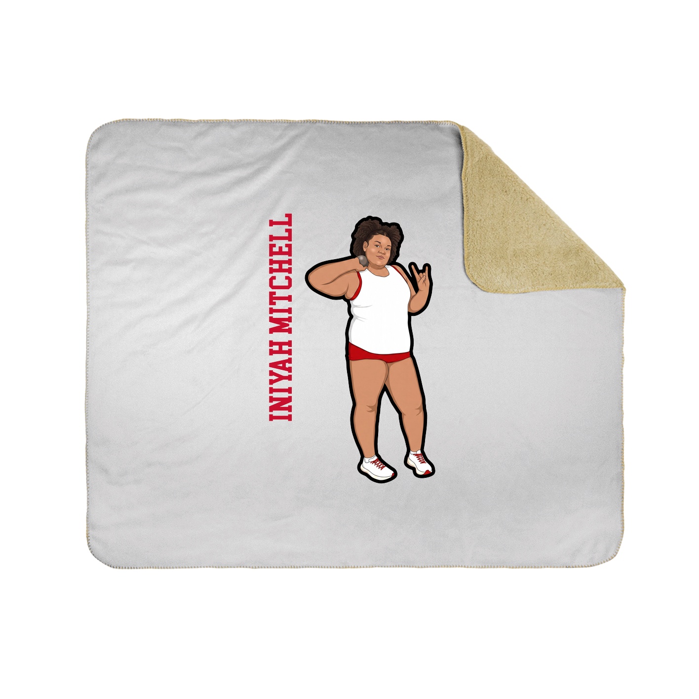 50x60 Sherpa Lined Throw Blanket