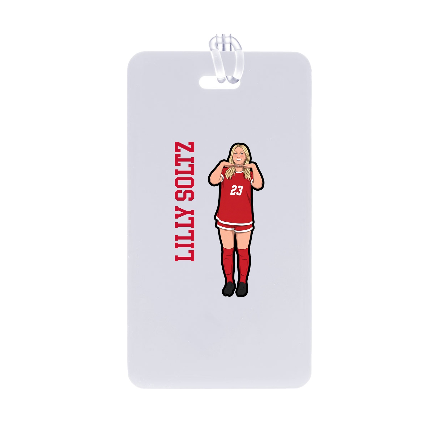 Bag Tag — Name Vertical in Classic